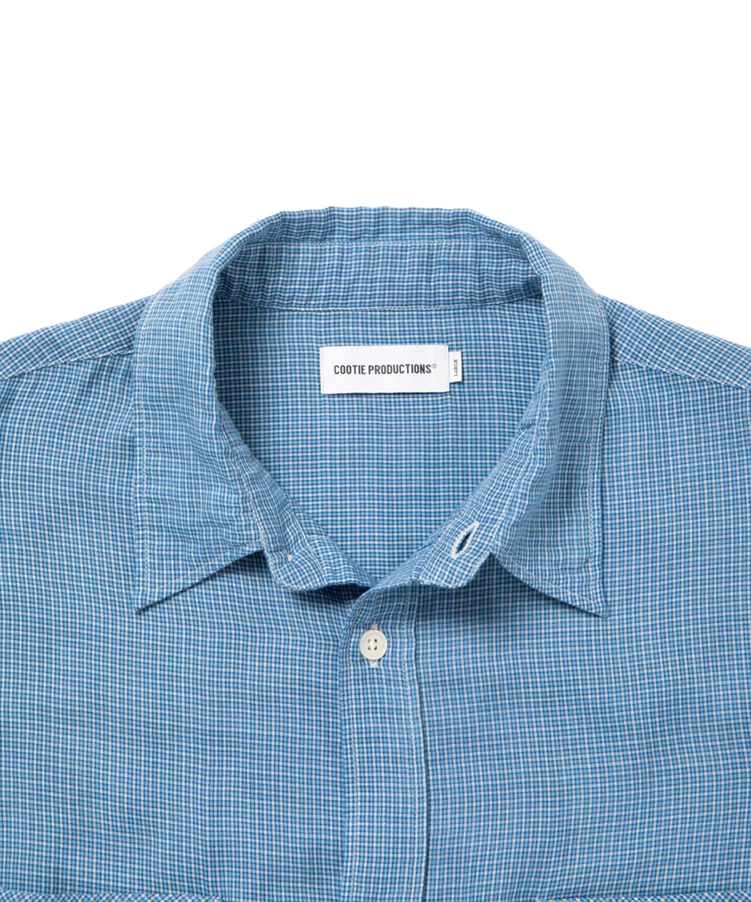 Double Gauze Check Oversized L/S Shirts 