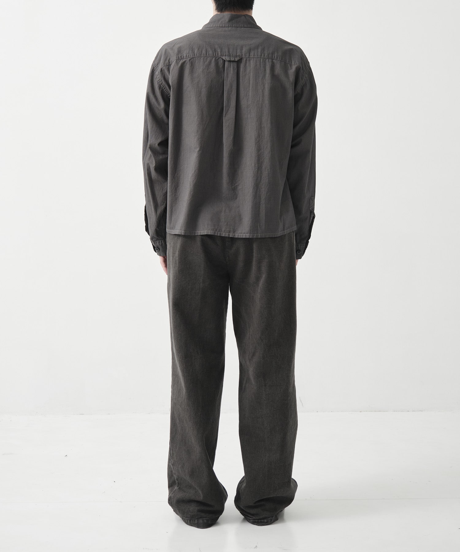 別注 Garment Dyed Short Cut Shirt soe