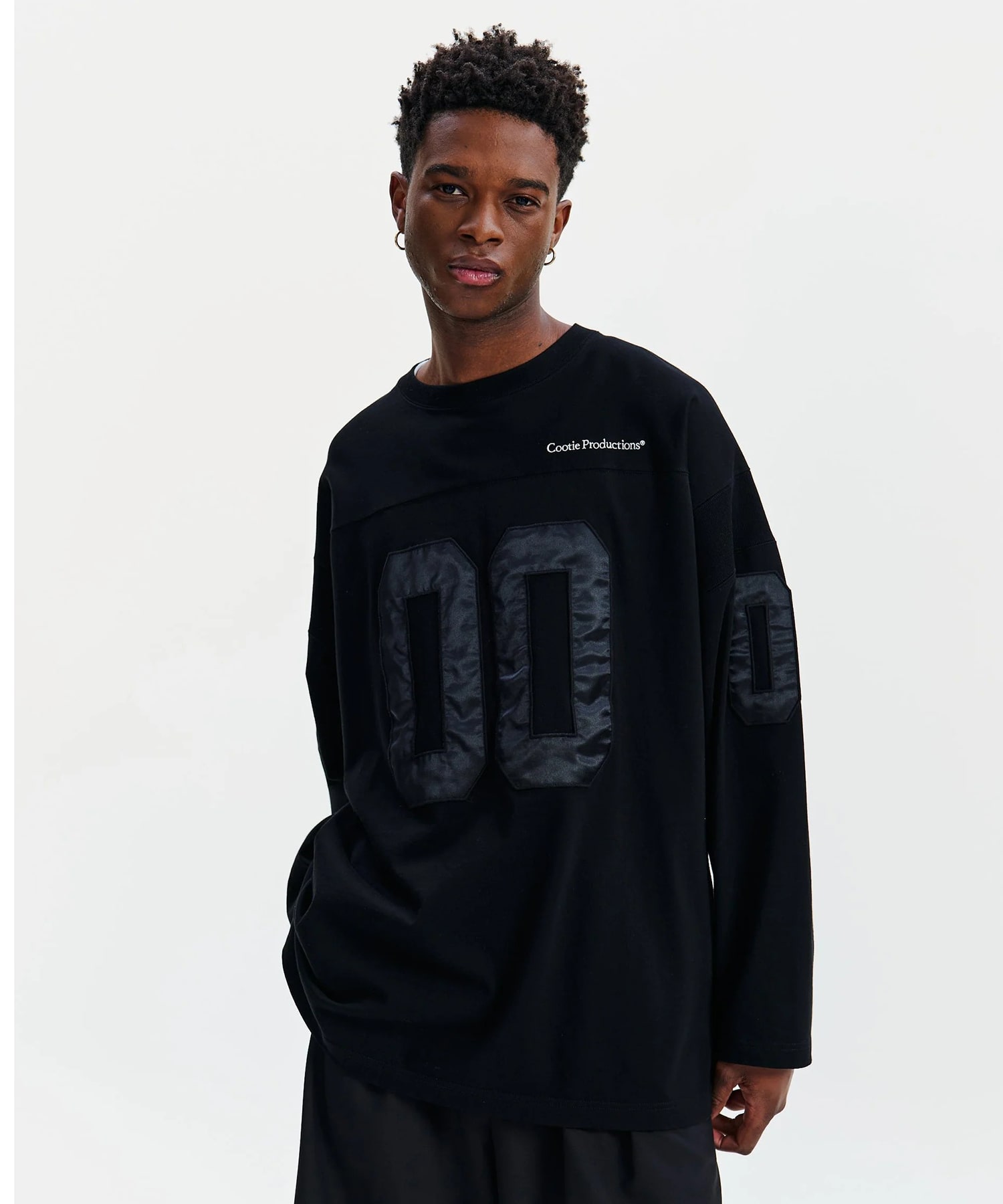 Plaited Jersey Football L/S Tee COOTIE PRODUCTIONS