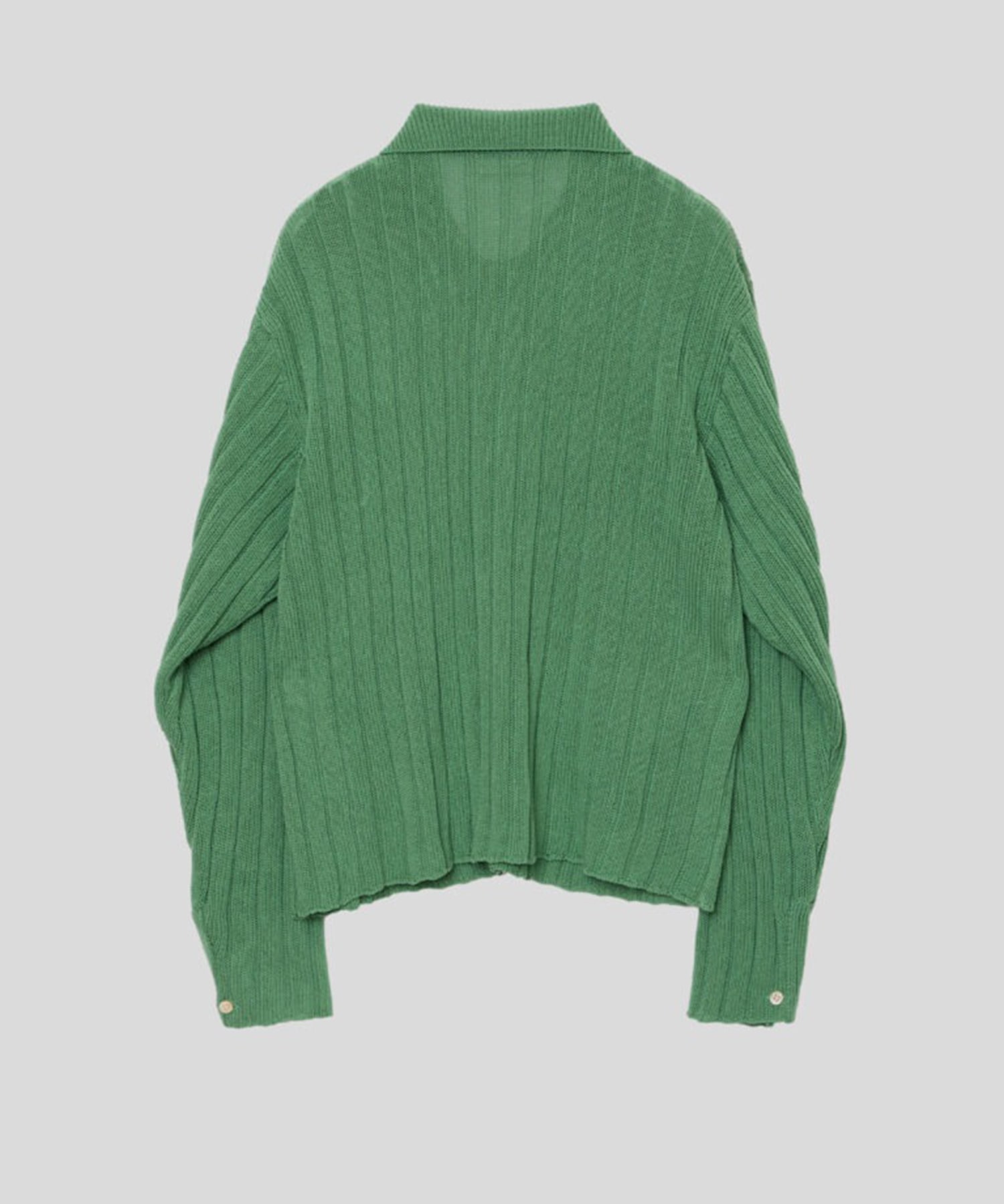 Wide Rib Knit Shirt MATSUFUJI