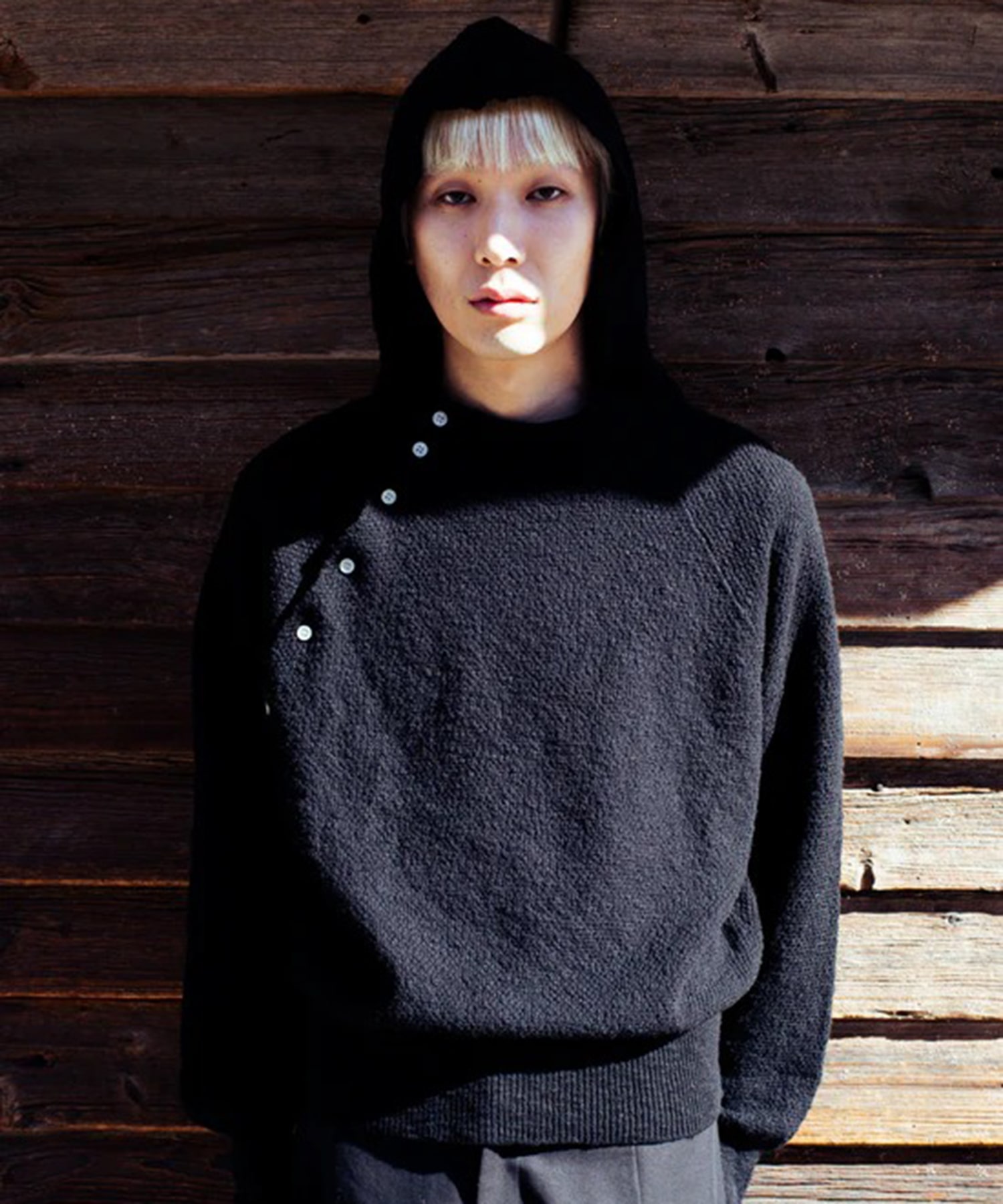 SUMMER KNIT HOODIE GOAT ESSENCE