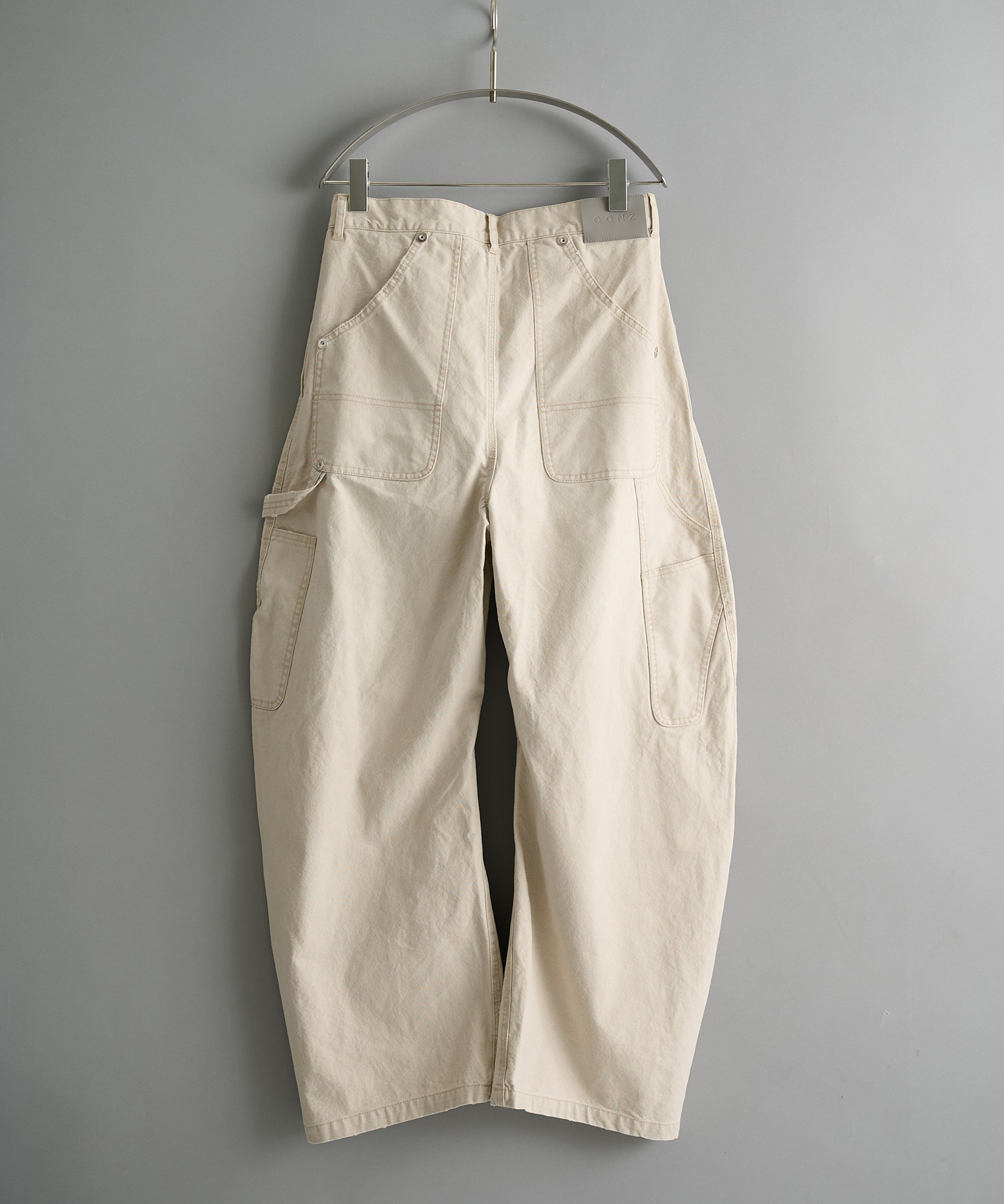 duck double knee curved leg pants CONZ