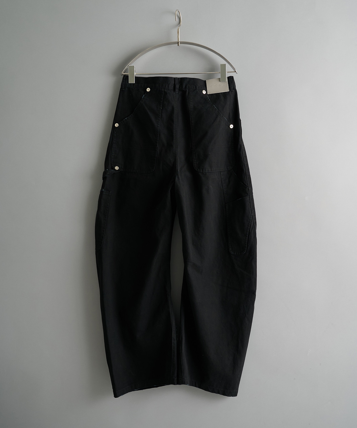 duck double knee curved leg pants CONZ