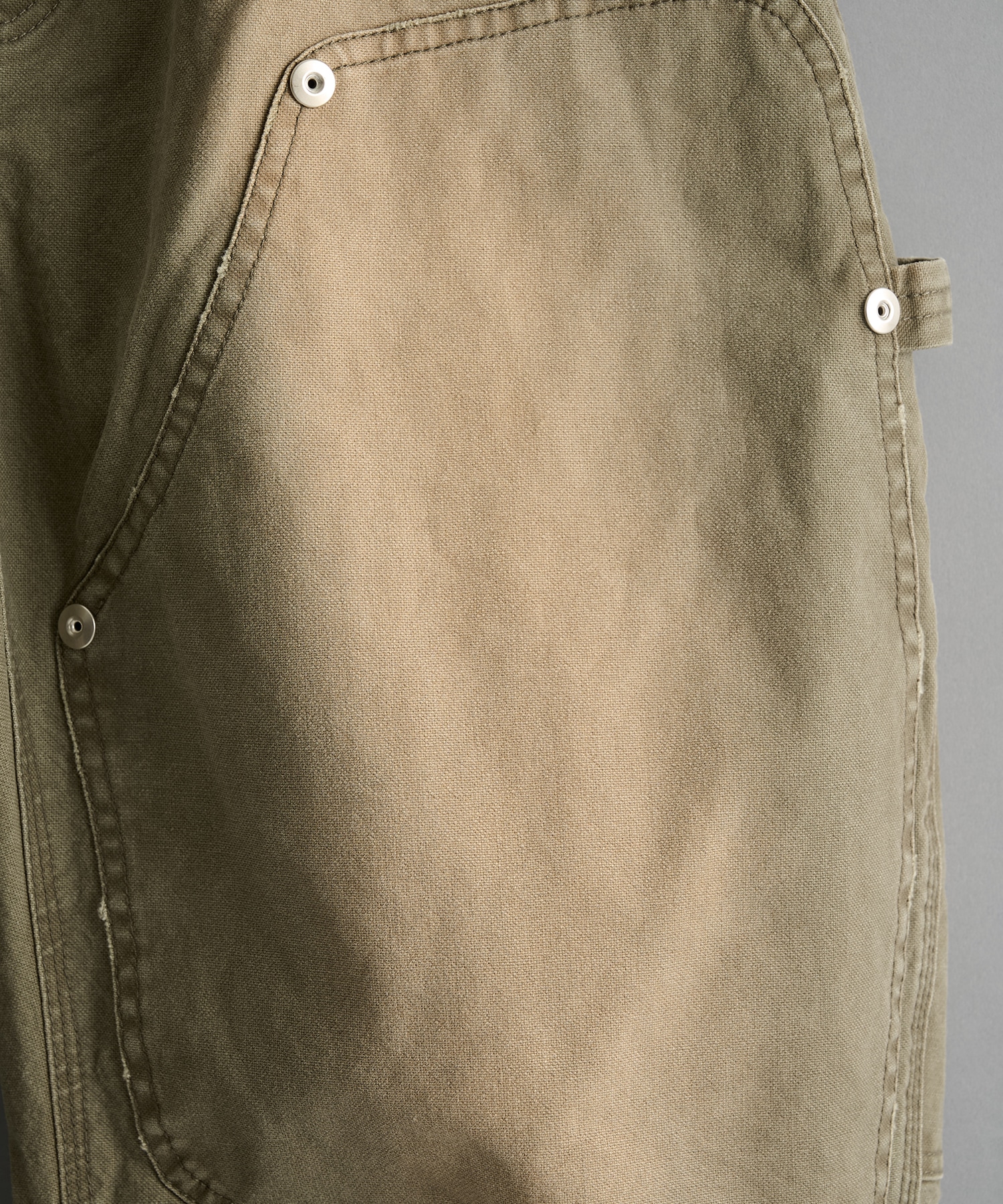 duck double knee curved leg pants CONZ