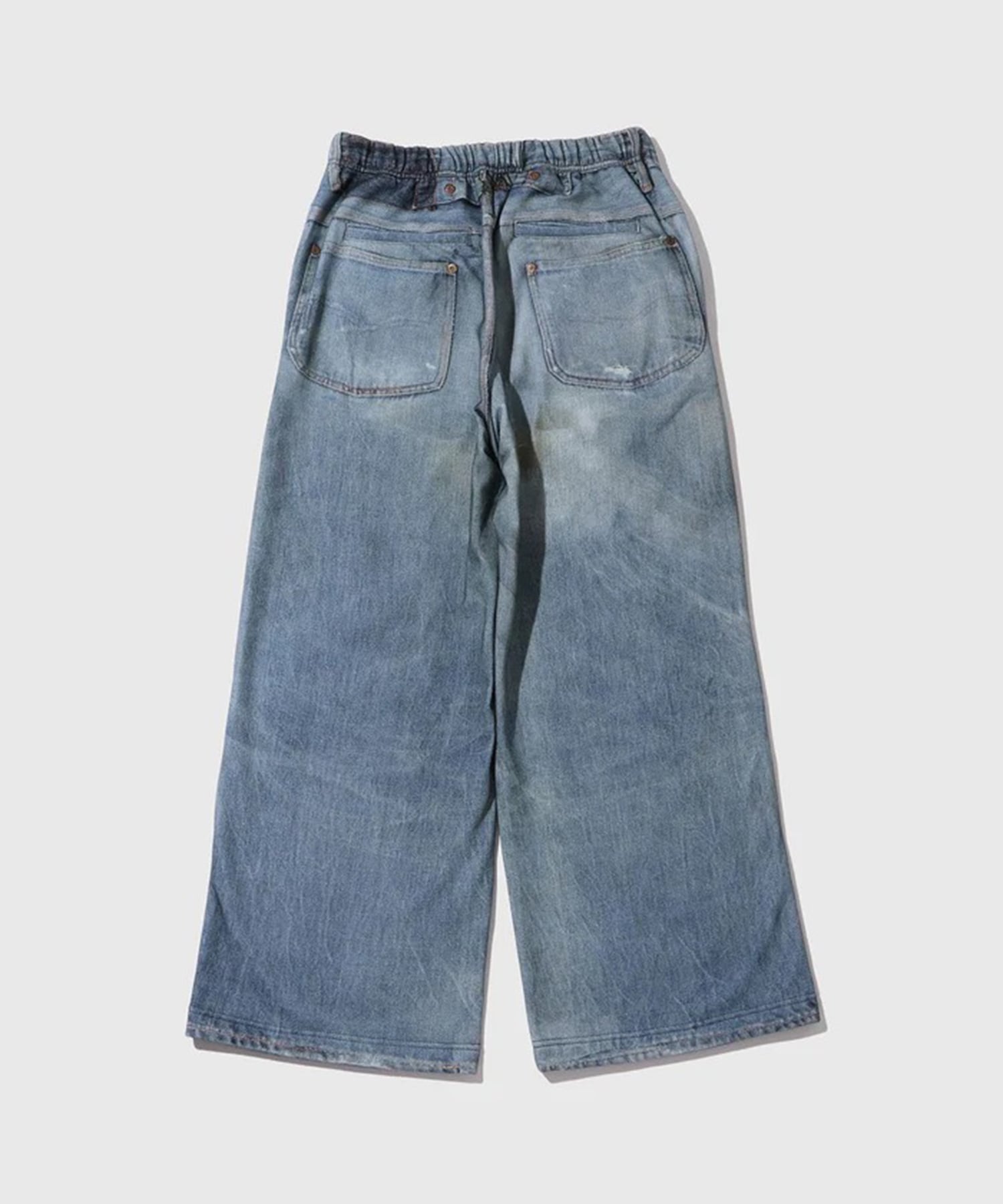 Trompe loeil Denim Sweat Pants TOLQ