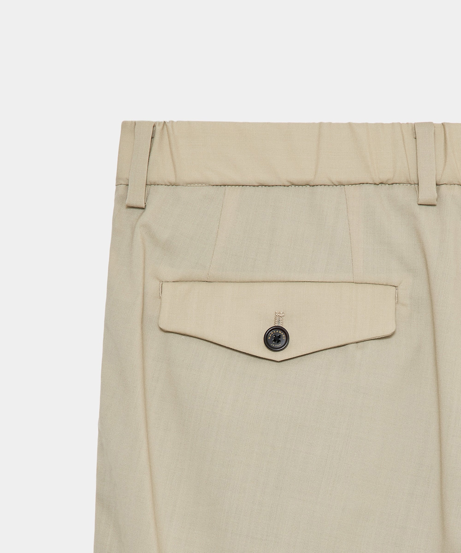 TRIPLE PLEATED WIDE TROUSERS 