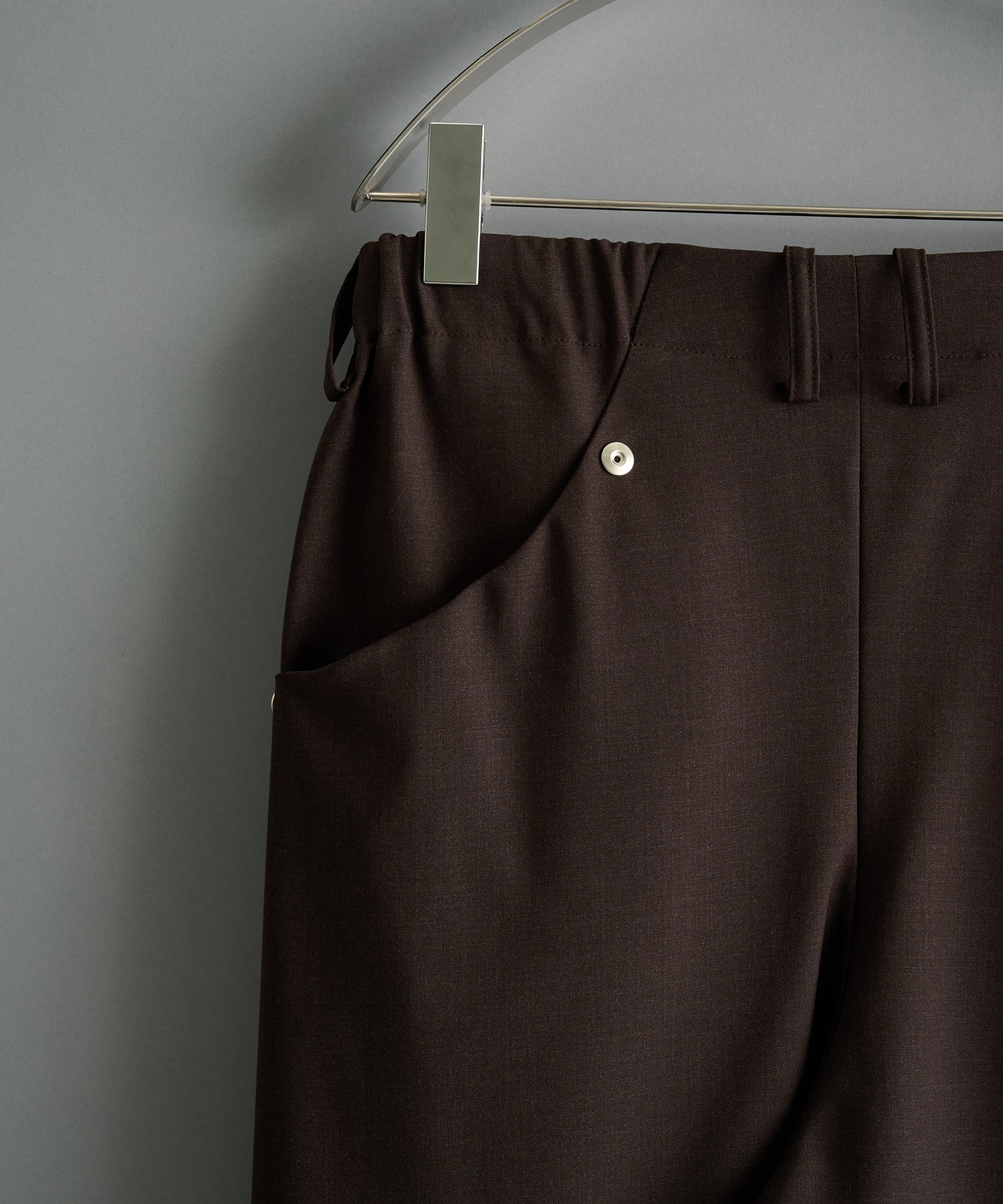 summer carve leg trousers super 110 CONZ