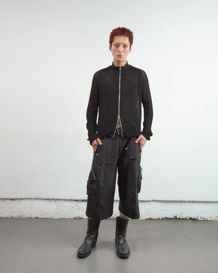 3D TWISTED PARACHUTE CARGO SHORTS NVRFRGT