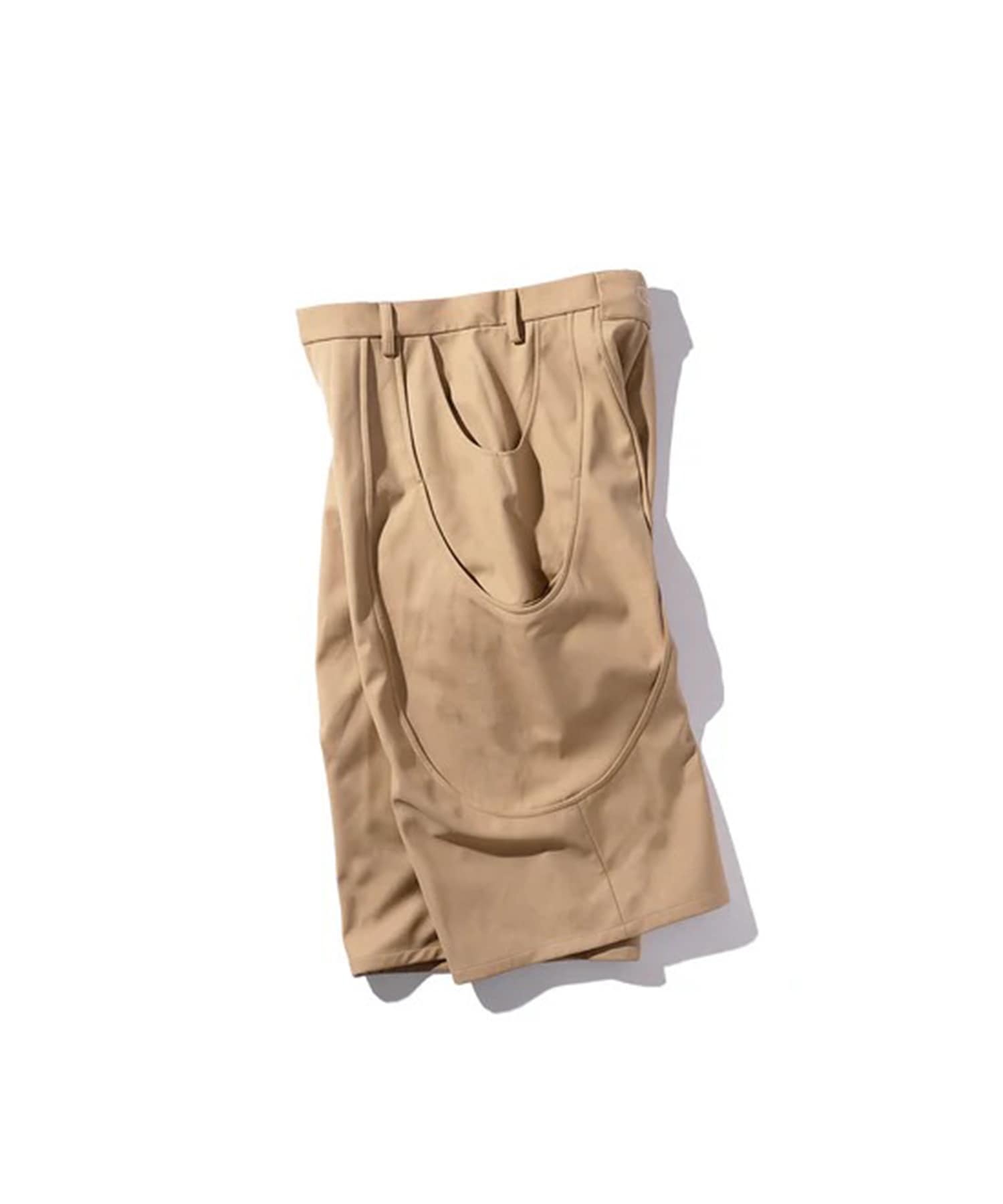 TUCK CURVE WIDE SHORTS GOAT ESSENCE