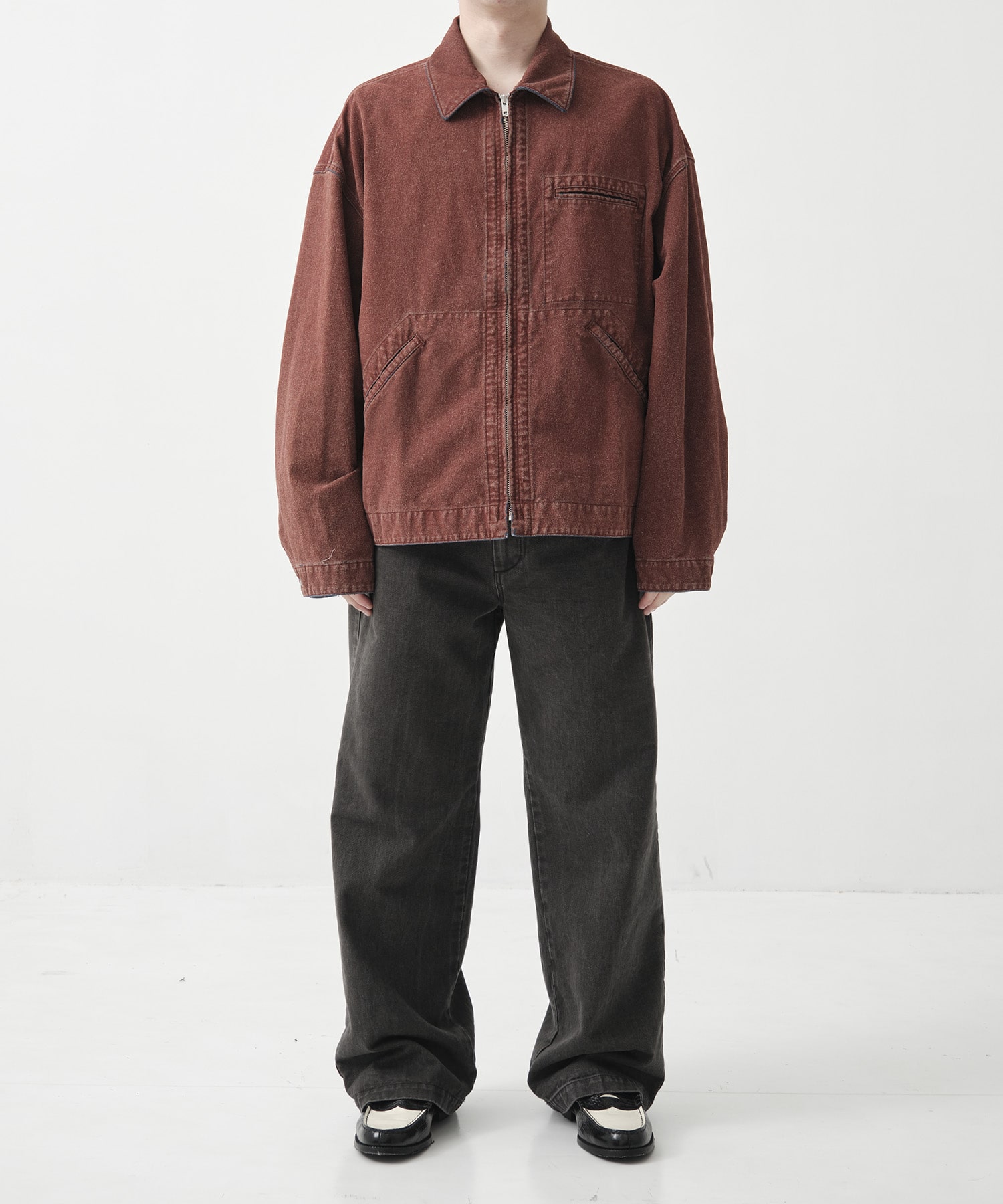 Grainy Denim Work Jacket COOTIE PRODUCTIONS