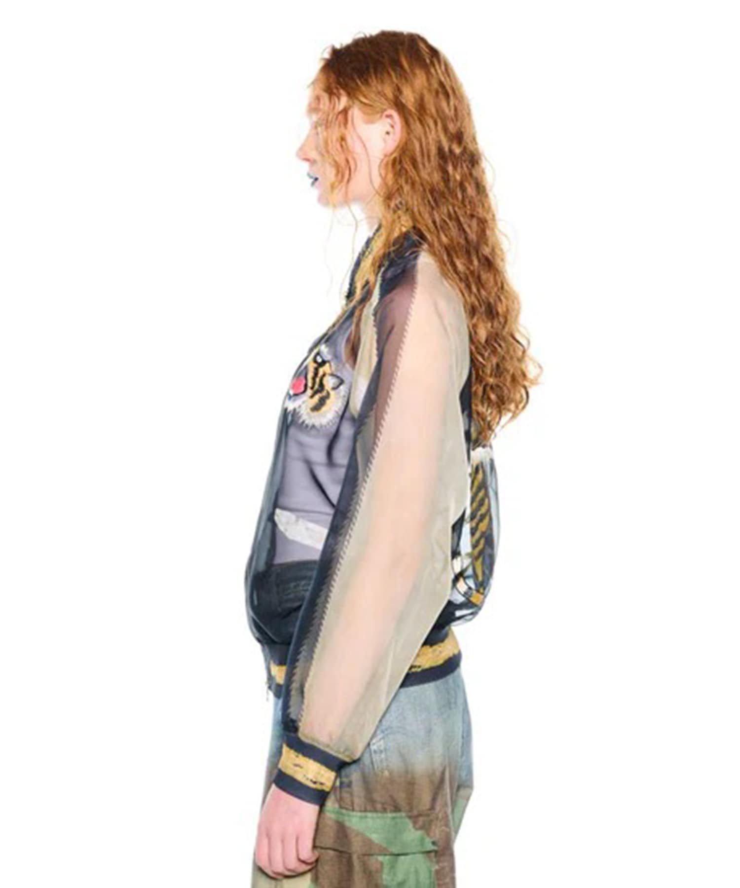 Skeleton Printed Souvenir Jacket TOLQ