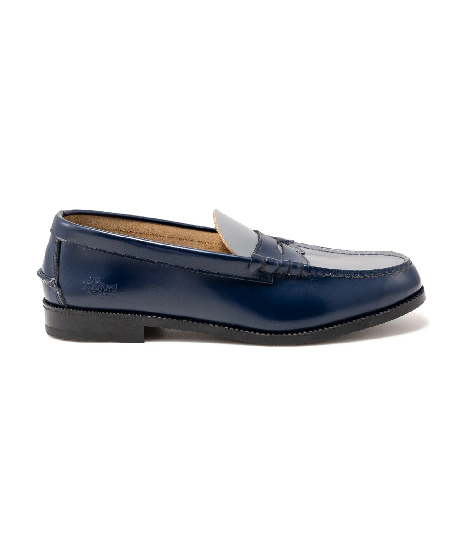 COMBI LOAFERS NVY GRY The Kenford FINESHOES