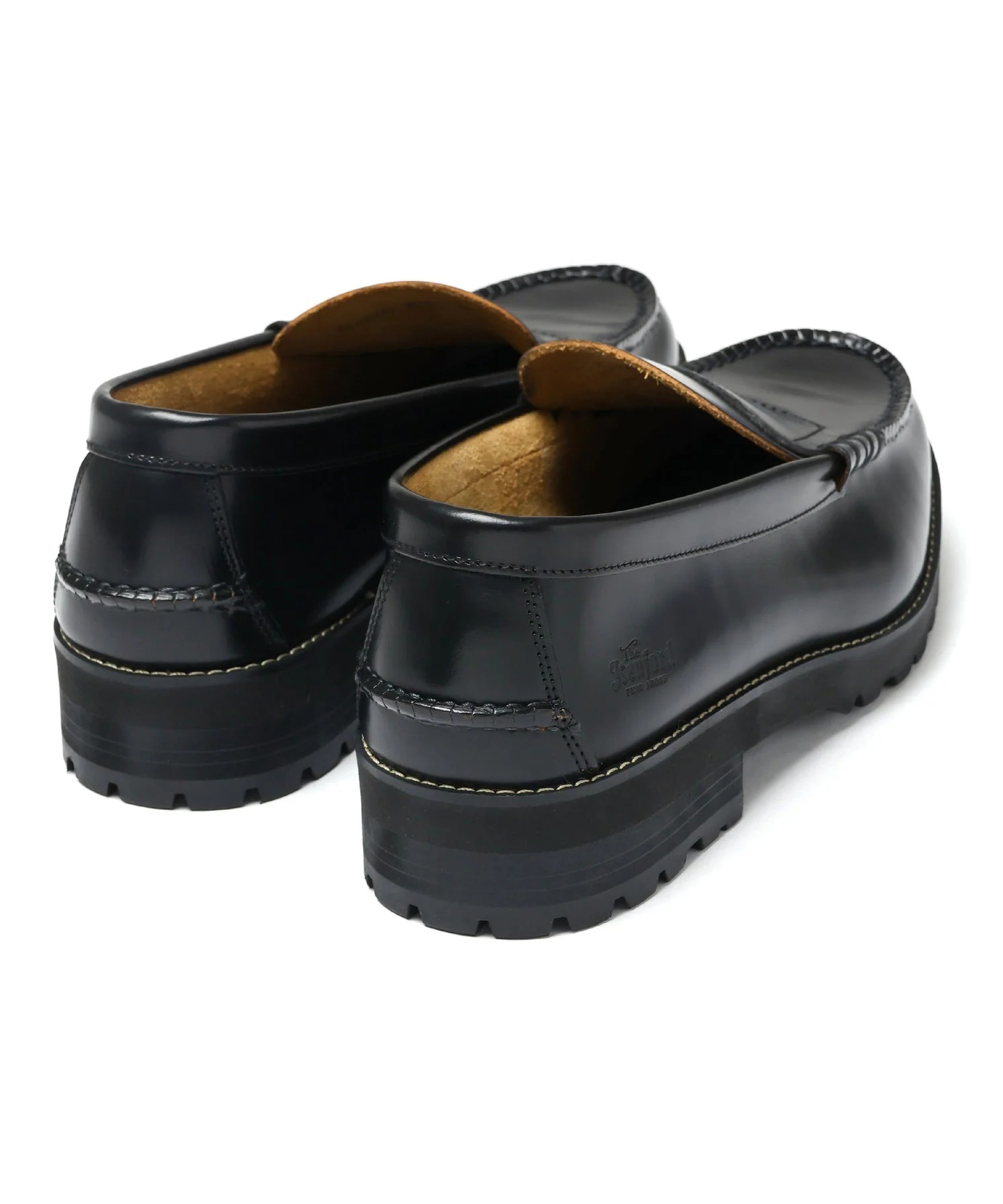 TANK SOLE LOAFERS BLACK The Kenford FINESHOES