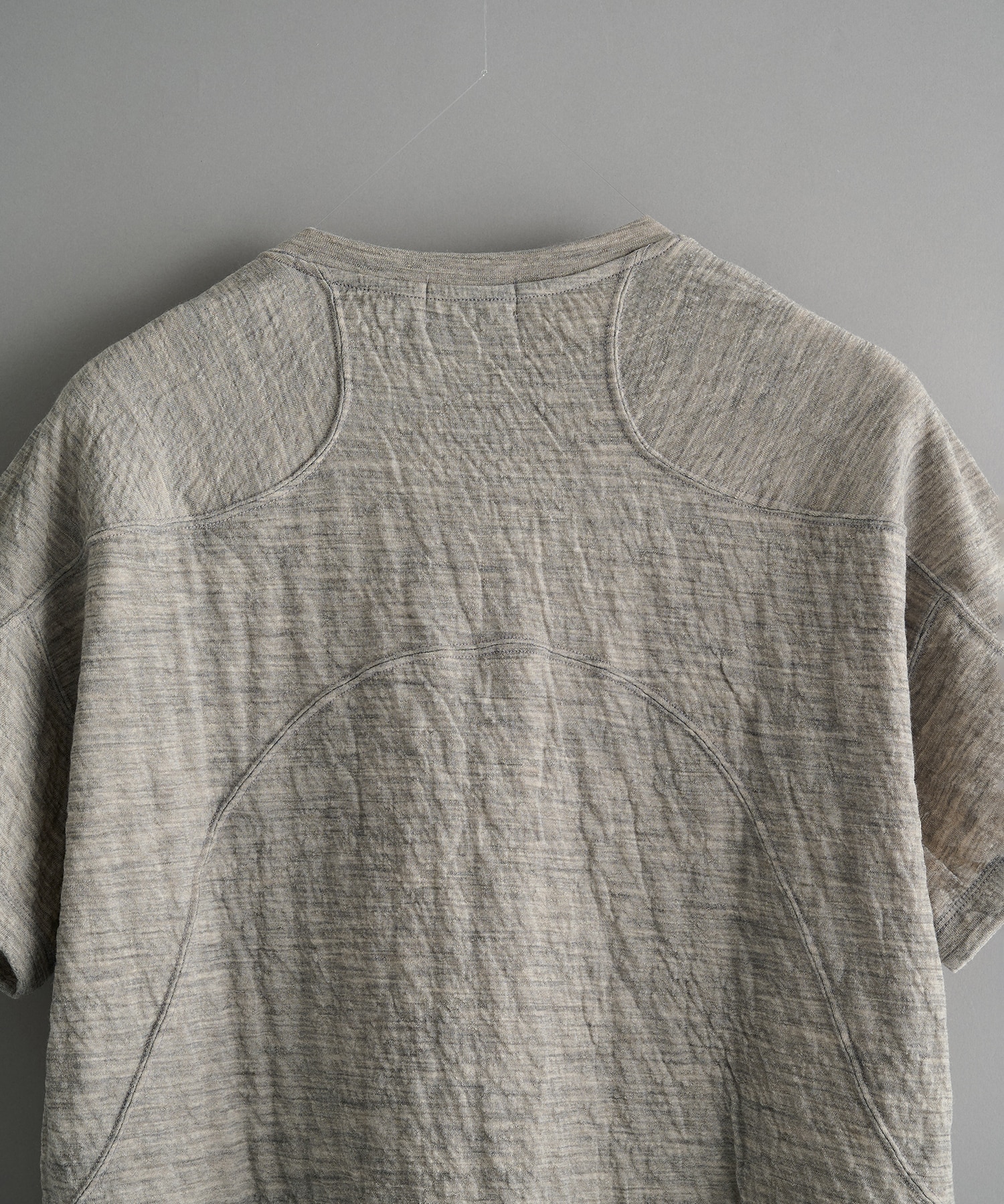 panel short sleeve tee bonded jersey CONZ