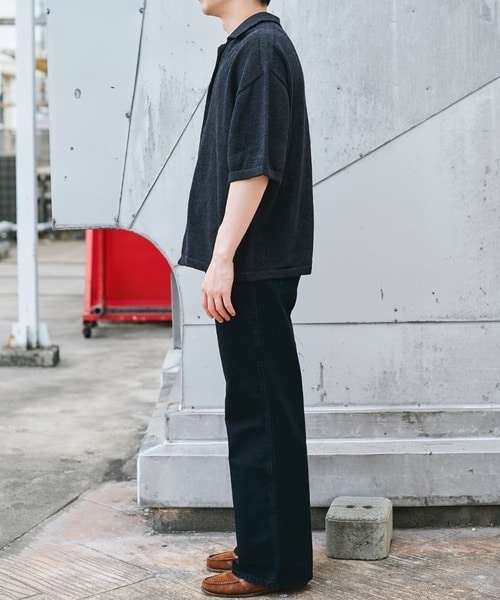 WASHI OPEN COLLAR SHIRTS KNIT alvana
