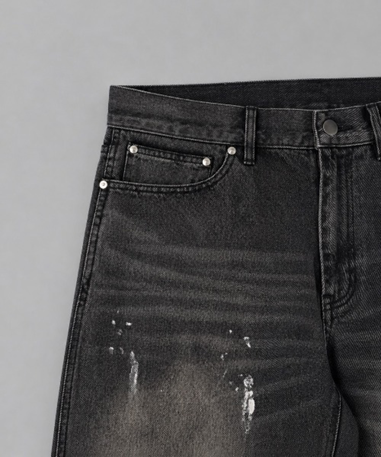 loose fit jeans 3color paint CONZ
