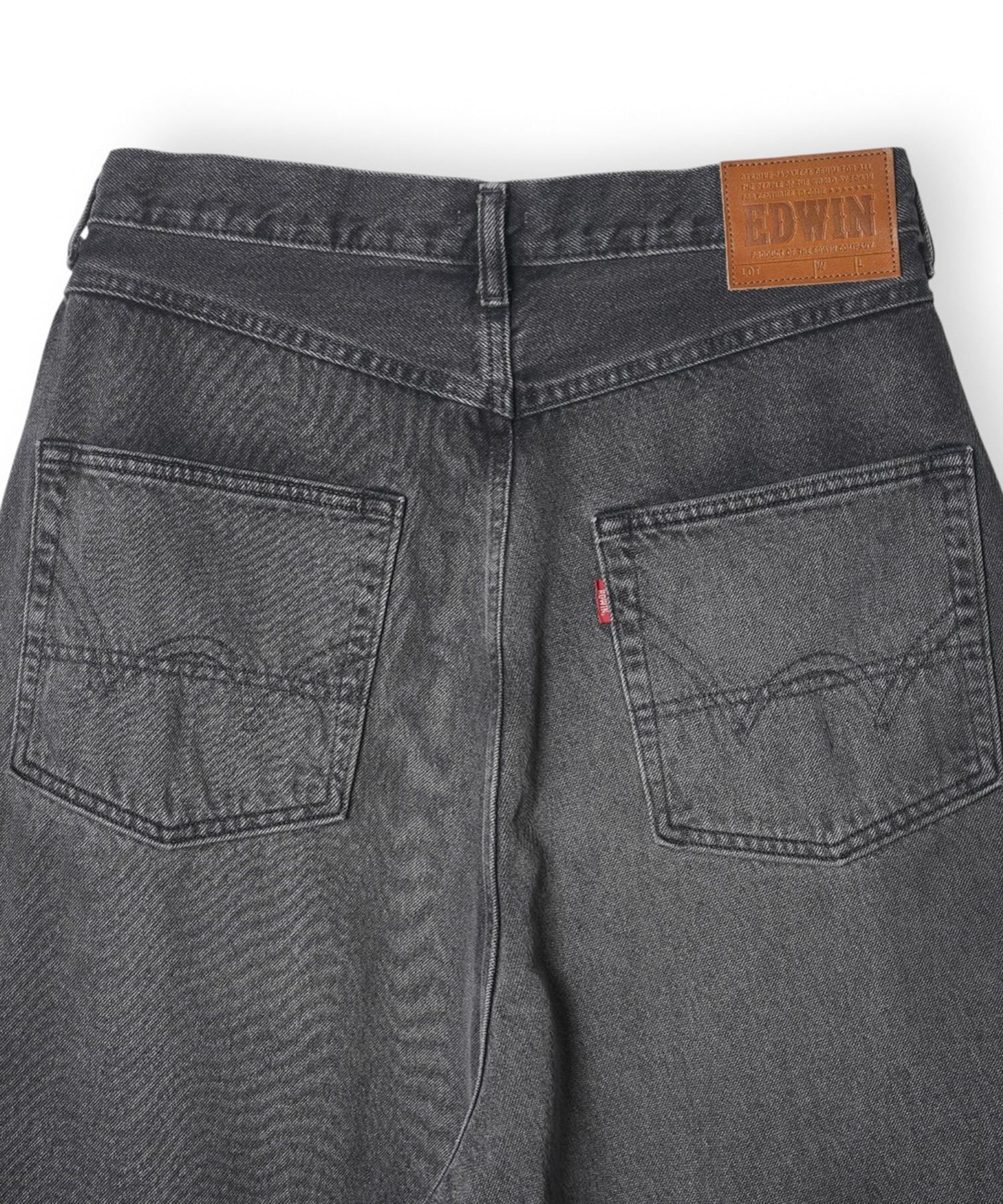 FRESH MAN DENIM WIDE PANTS by EDWIN　USED refomed