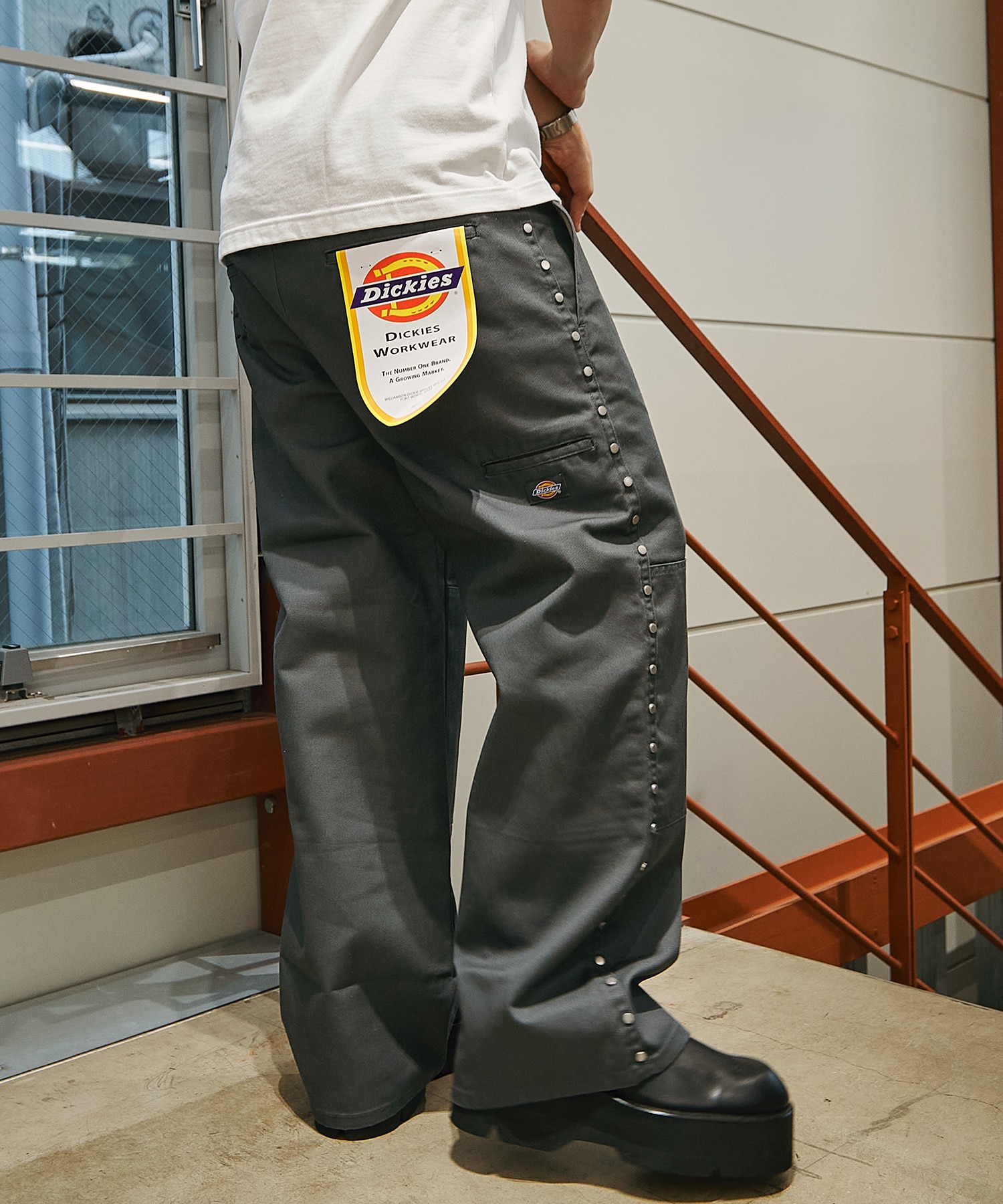 STUDDED WIDE PANTS AFB