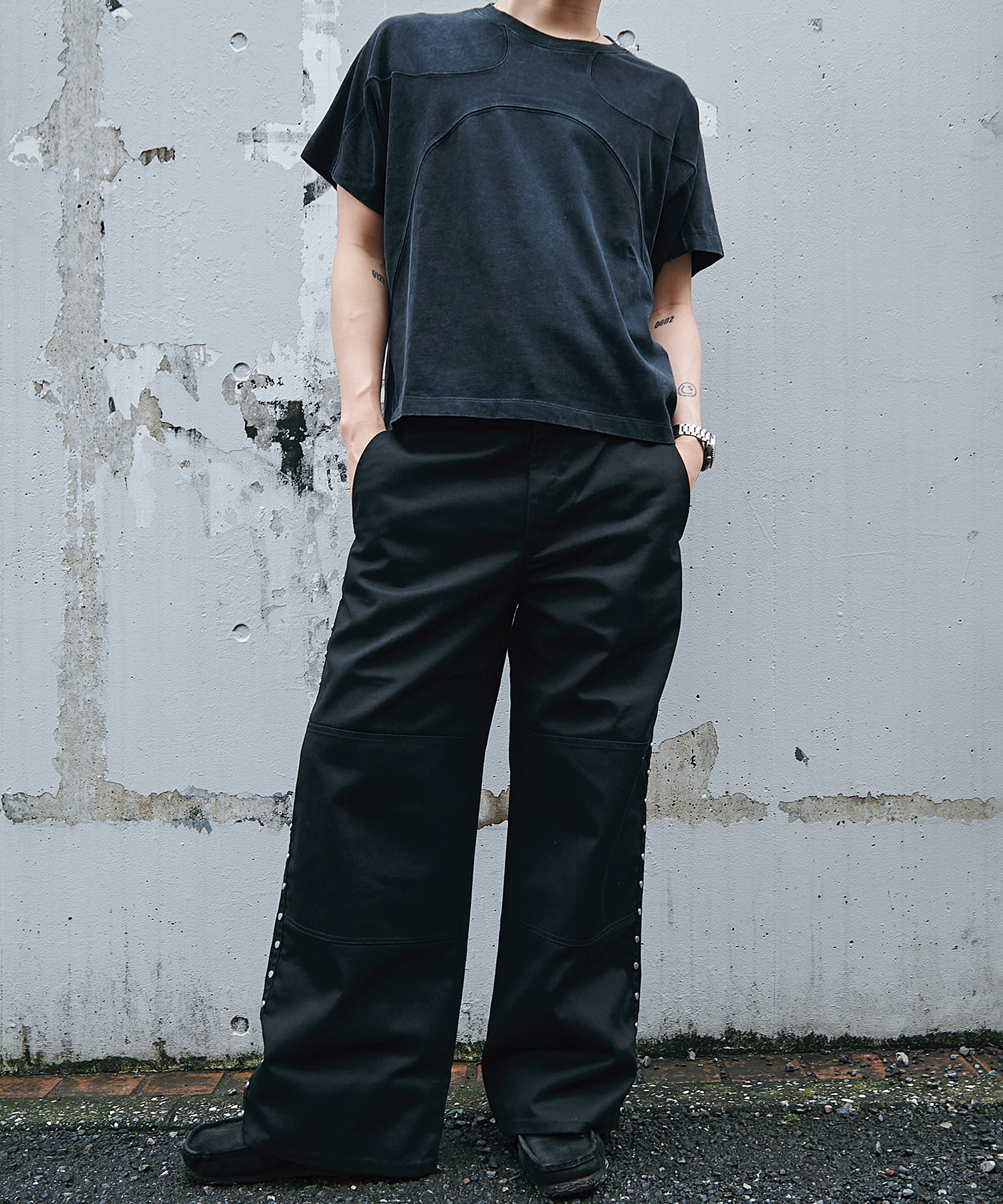 STUDDED WIDE PANTS AFB