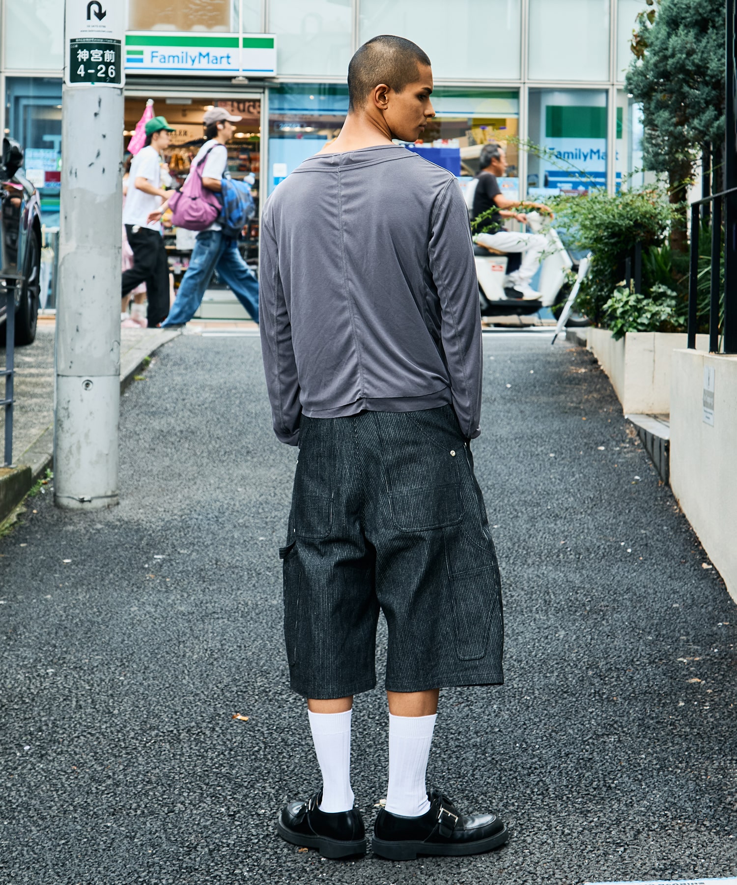 double knee pique shorts CONZ