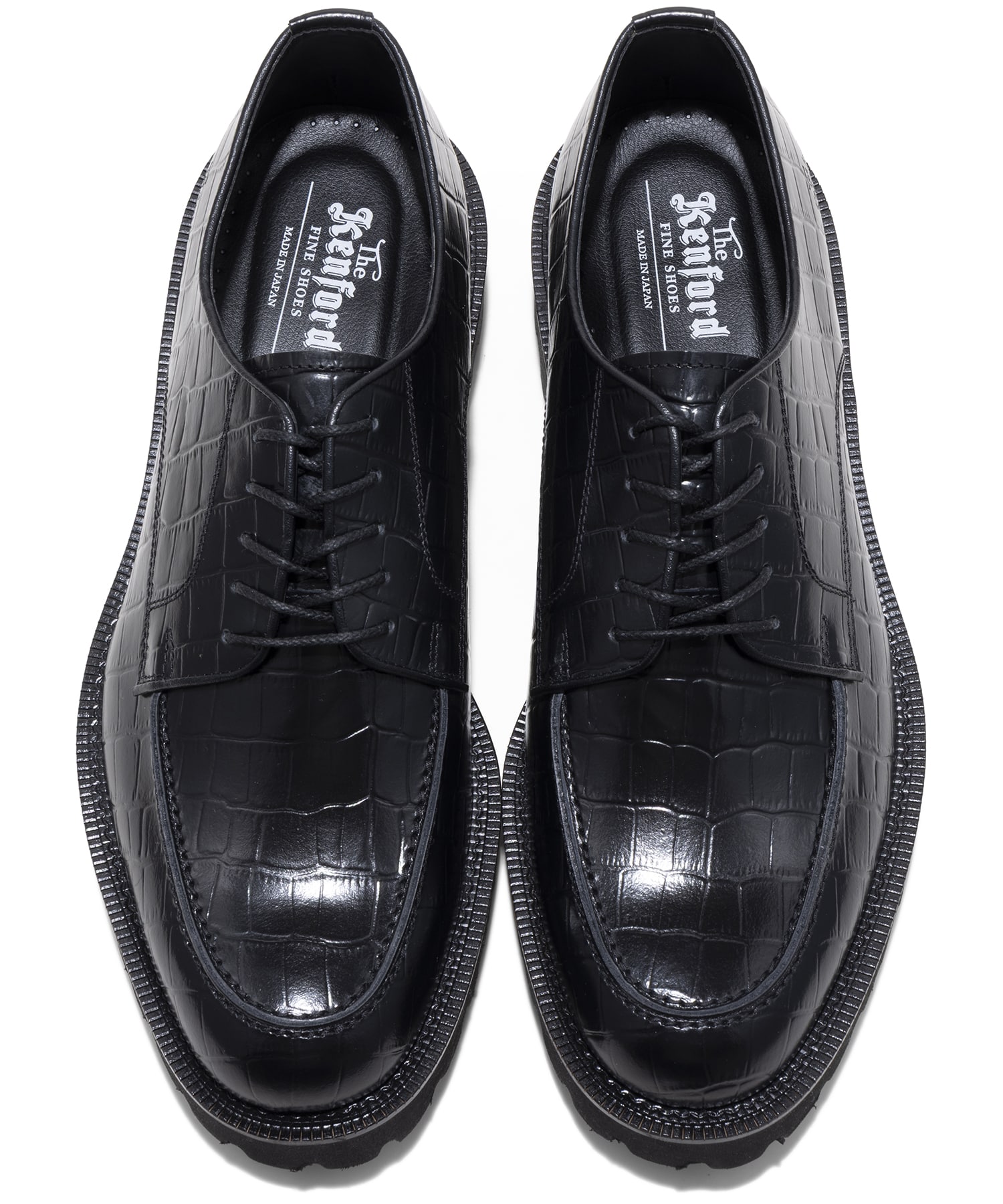 NEW CLASSIC U MOC　BLACK GROCODILE The Kenford FINESHOES