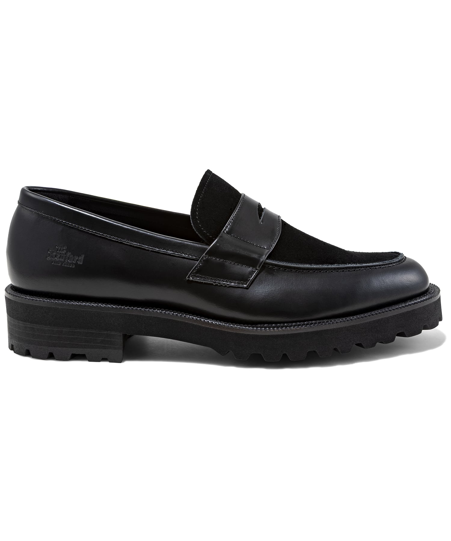 NEW CLASSIC COIN LOAFERS　BLACK BLACK SUEDE 