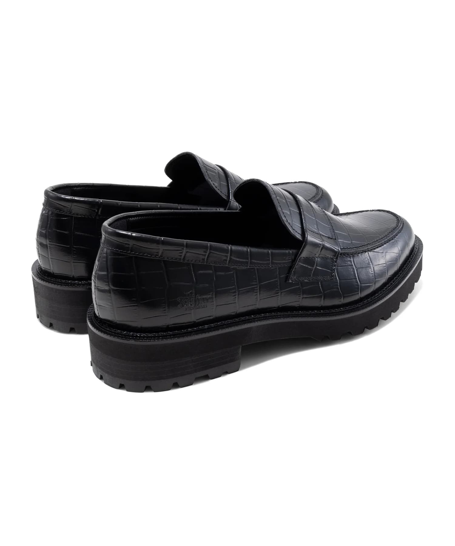 NEW CLASSIC COIN LOAFERS　BLACK CROCODILE The Kenford FINESHOES