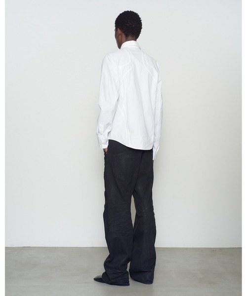 PANELLED UTILITY DRESS SHIRT NVRFRGT