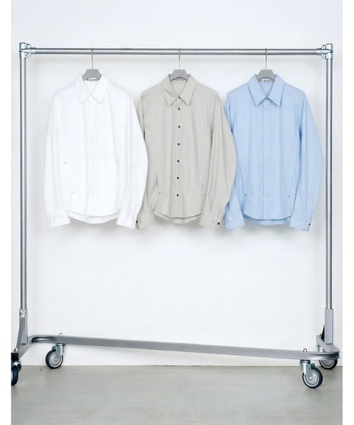 PANELLED UTILITY DRESS SHIRT NVRFRGT