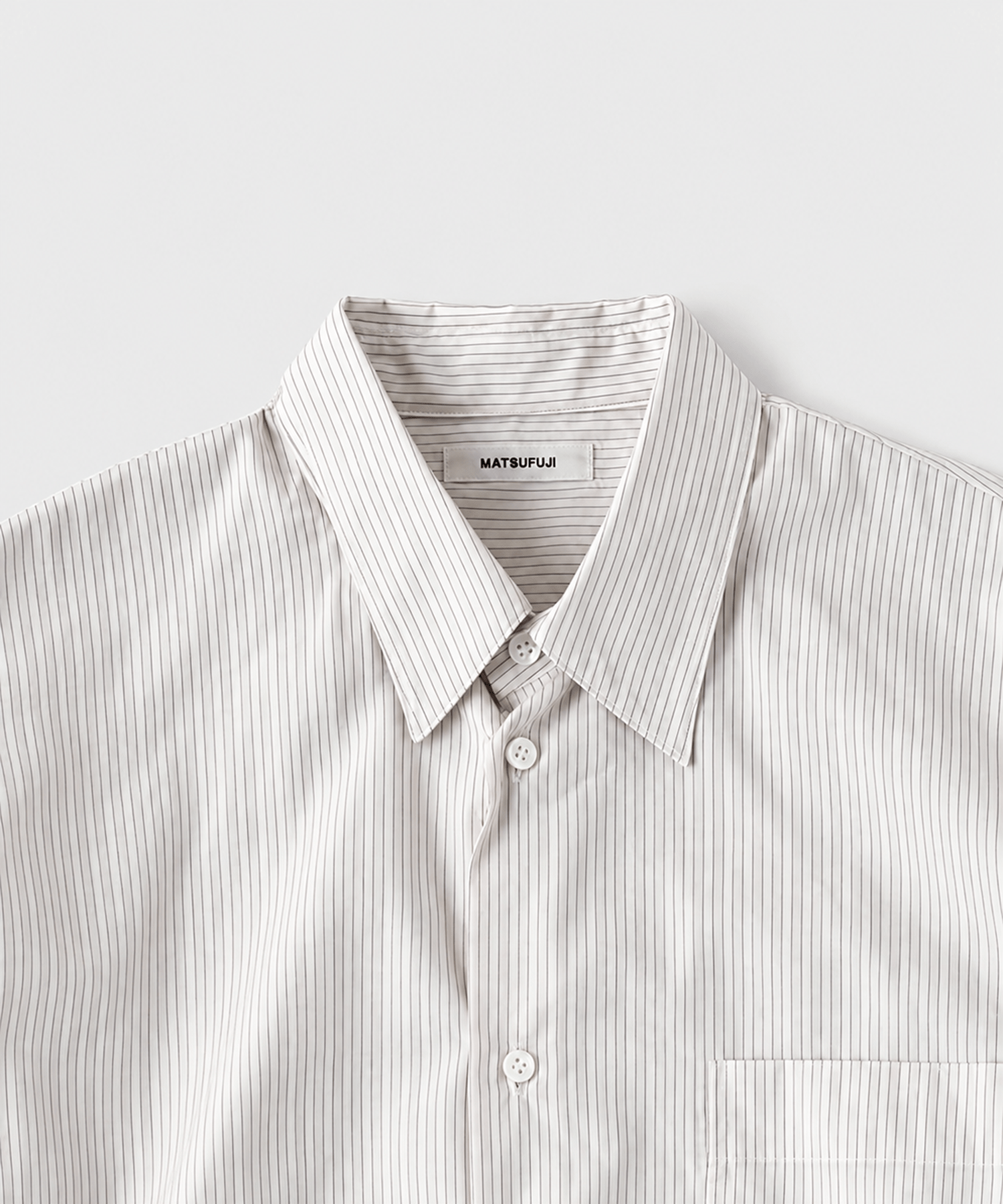 Stripe Utility Shirt MATSUFUJI