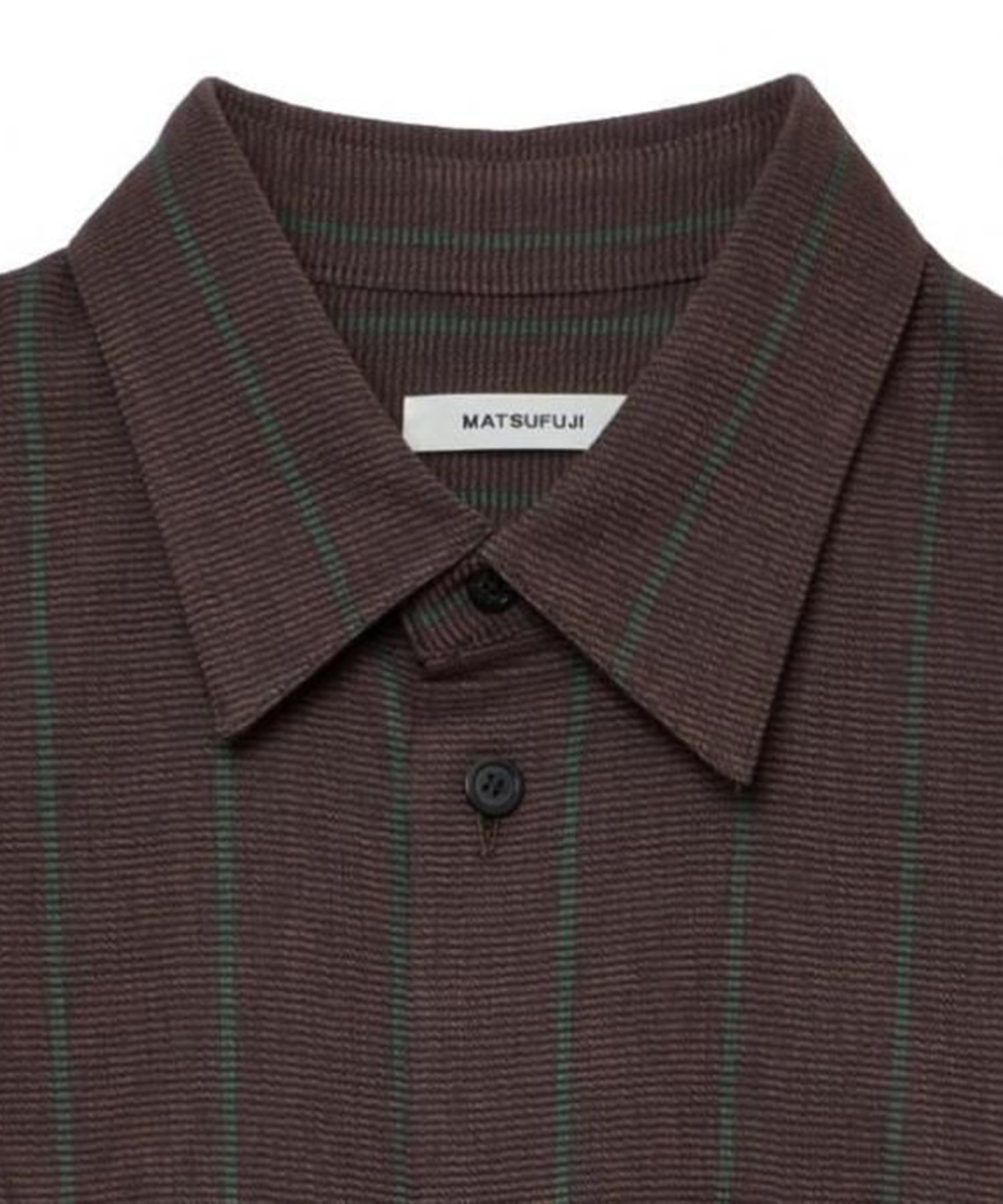 Grosgrain Stripe Shirt MATSUFUJI