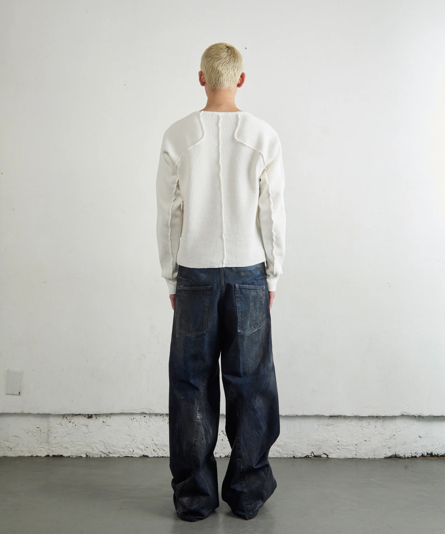 WAFFLE THERMAL LONG SLEEVE T?SHIRT NVRFRGT