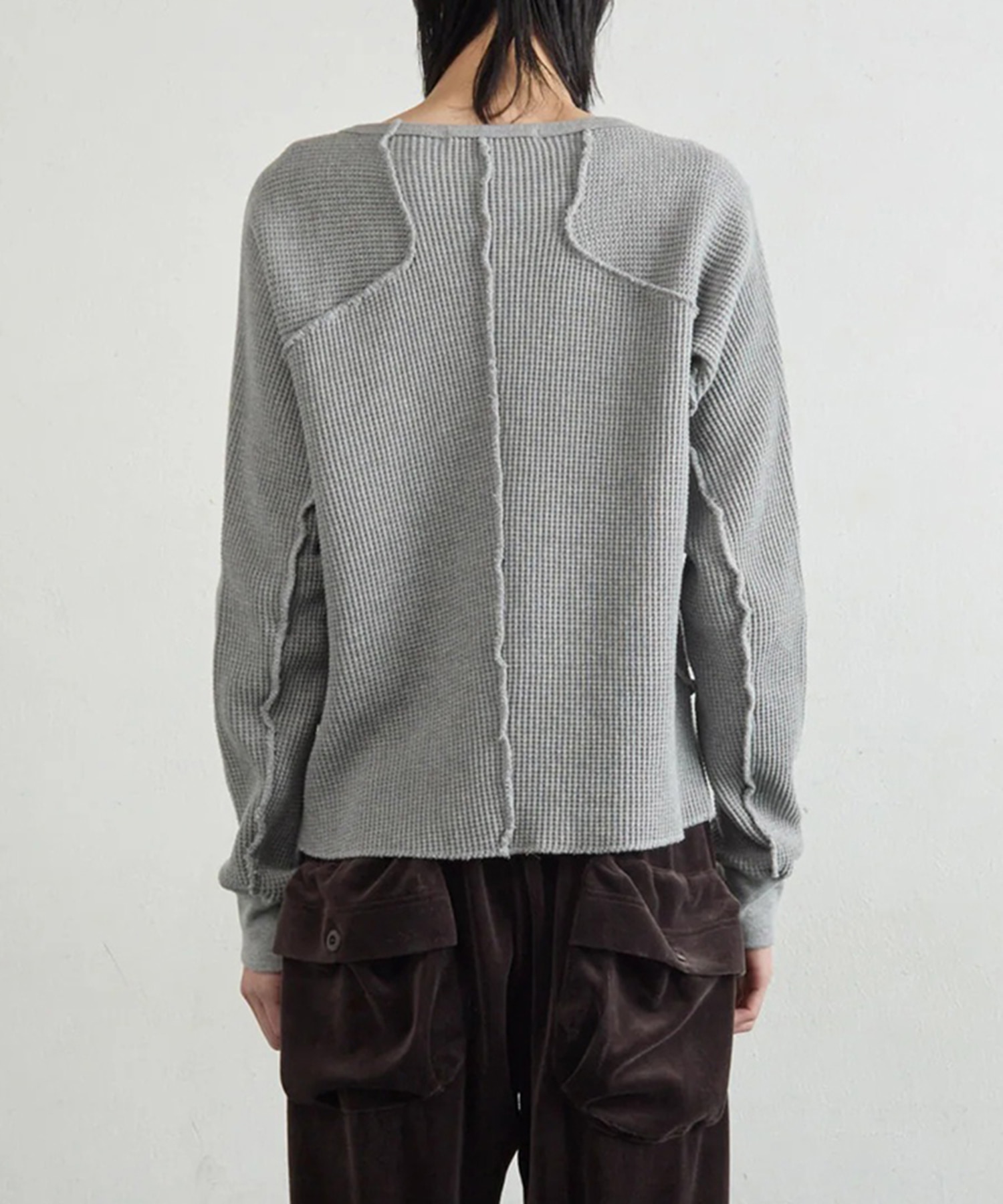 WAFFLE THERMAL LONG SLEEVE T?SHIRT NVRFRGT