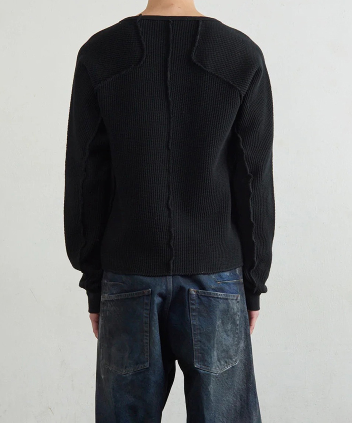 WAFFLE THERMAL LONG SLEEVE T?SHIRT 