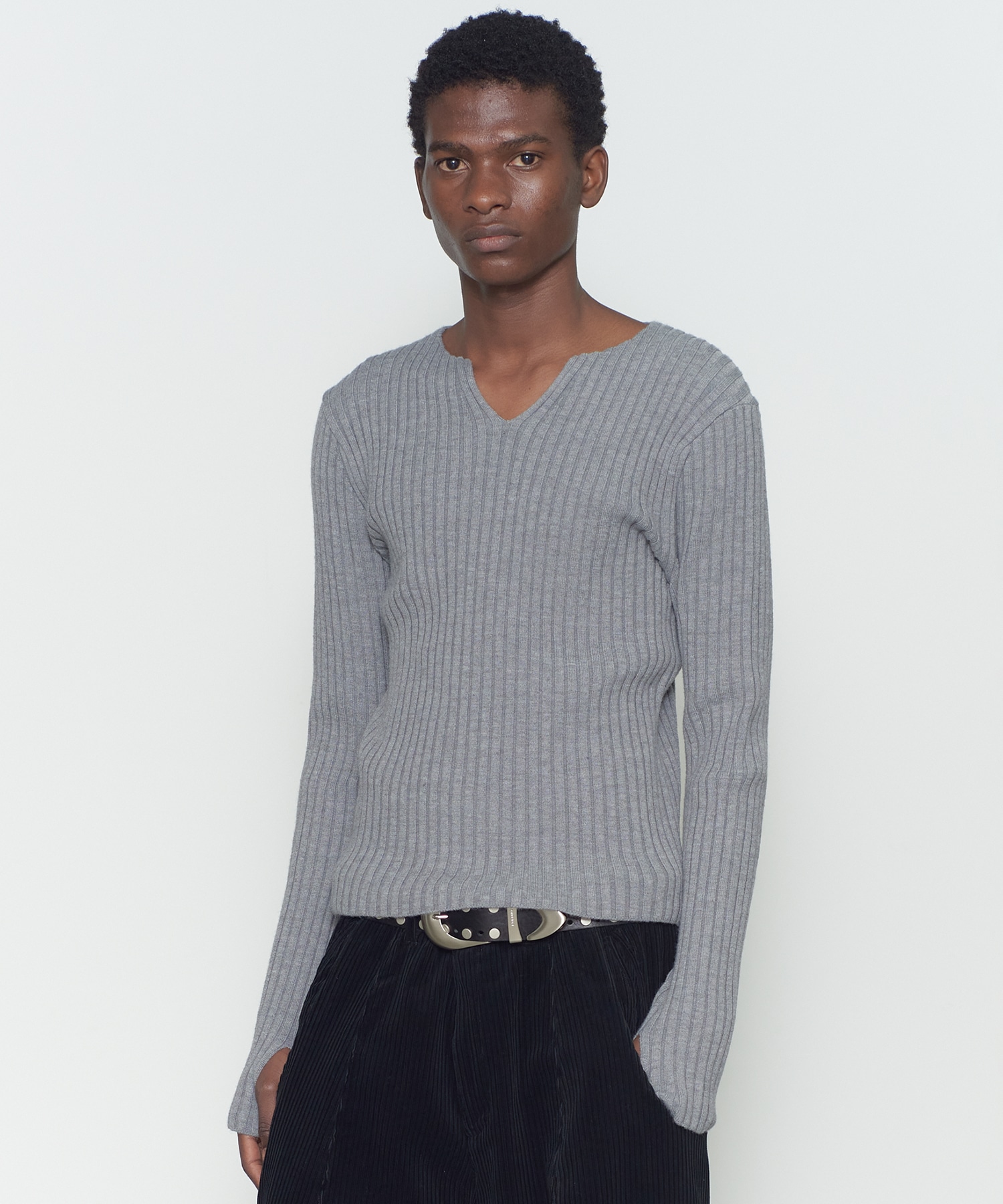 FITTED RIBBED TOP NVRFRGT