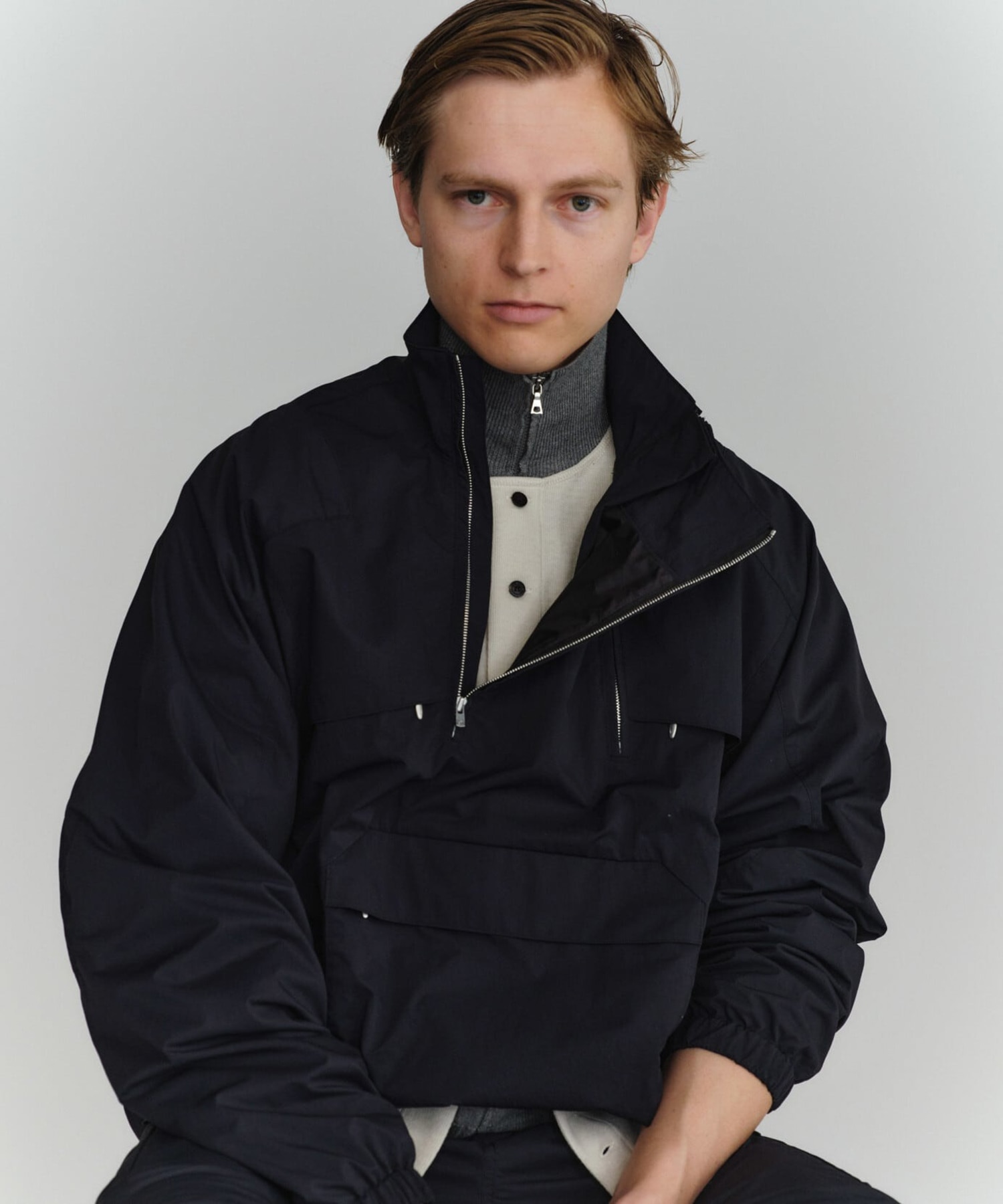 Dual-layer Knit Cardigan MATSUFUJI