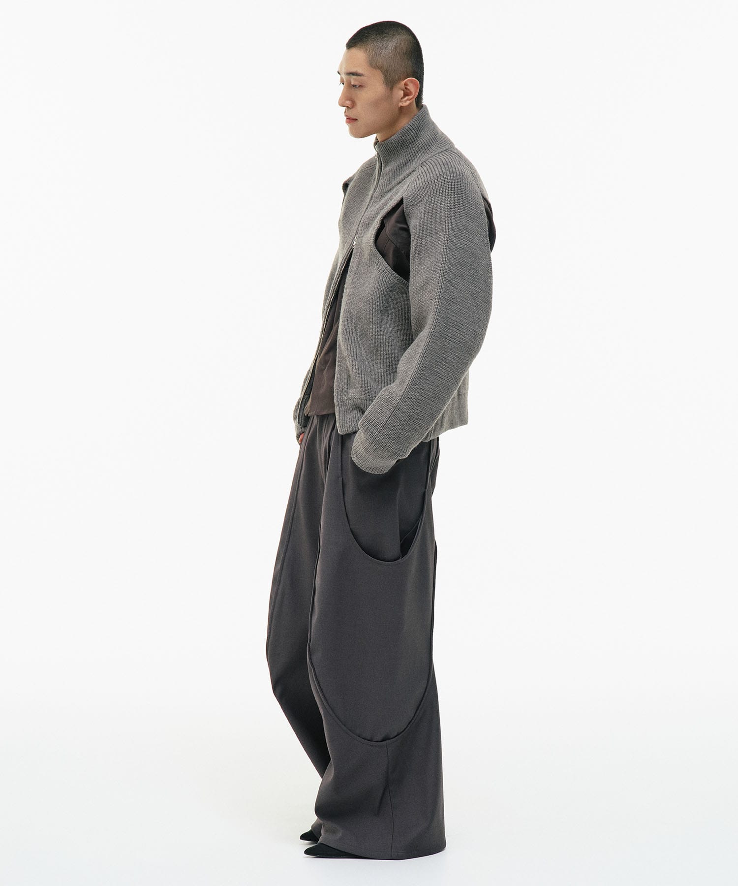 CUT-OUT DRIVER KNIT GOAT ESSENCE