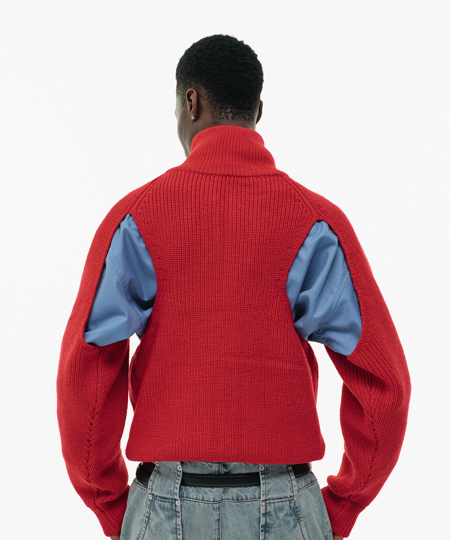 CUT-OUT DRIVER KNIT GOAT ESSENCE
