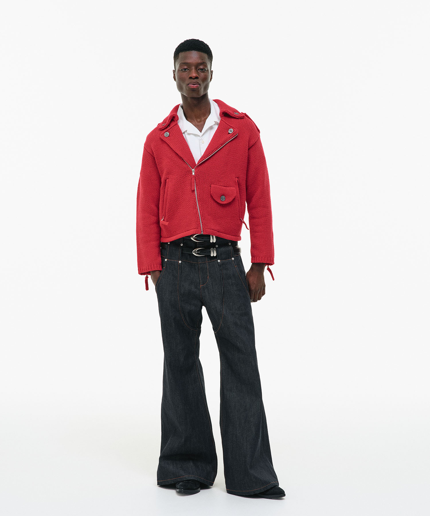 KNIT RIDER JACKET GOAT ESSENCE