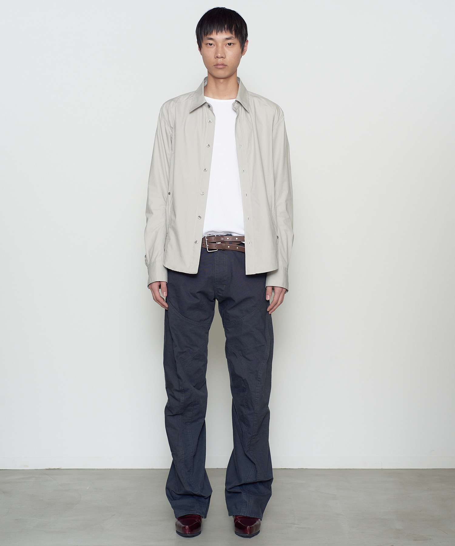 PANELLED 3D TWISTED 5P PANTS NVRFRGT