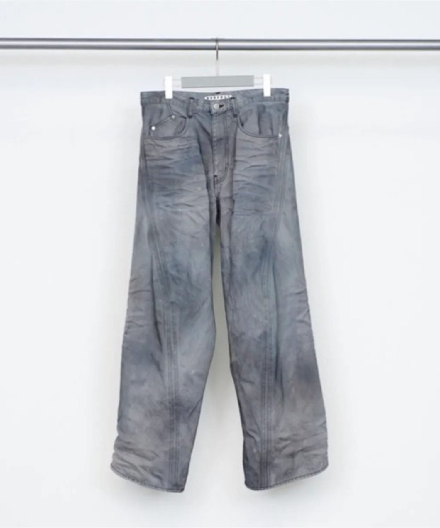 3D TWISTED WIDE LEG JEANS NVRFRGT