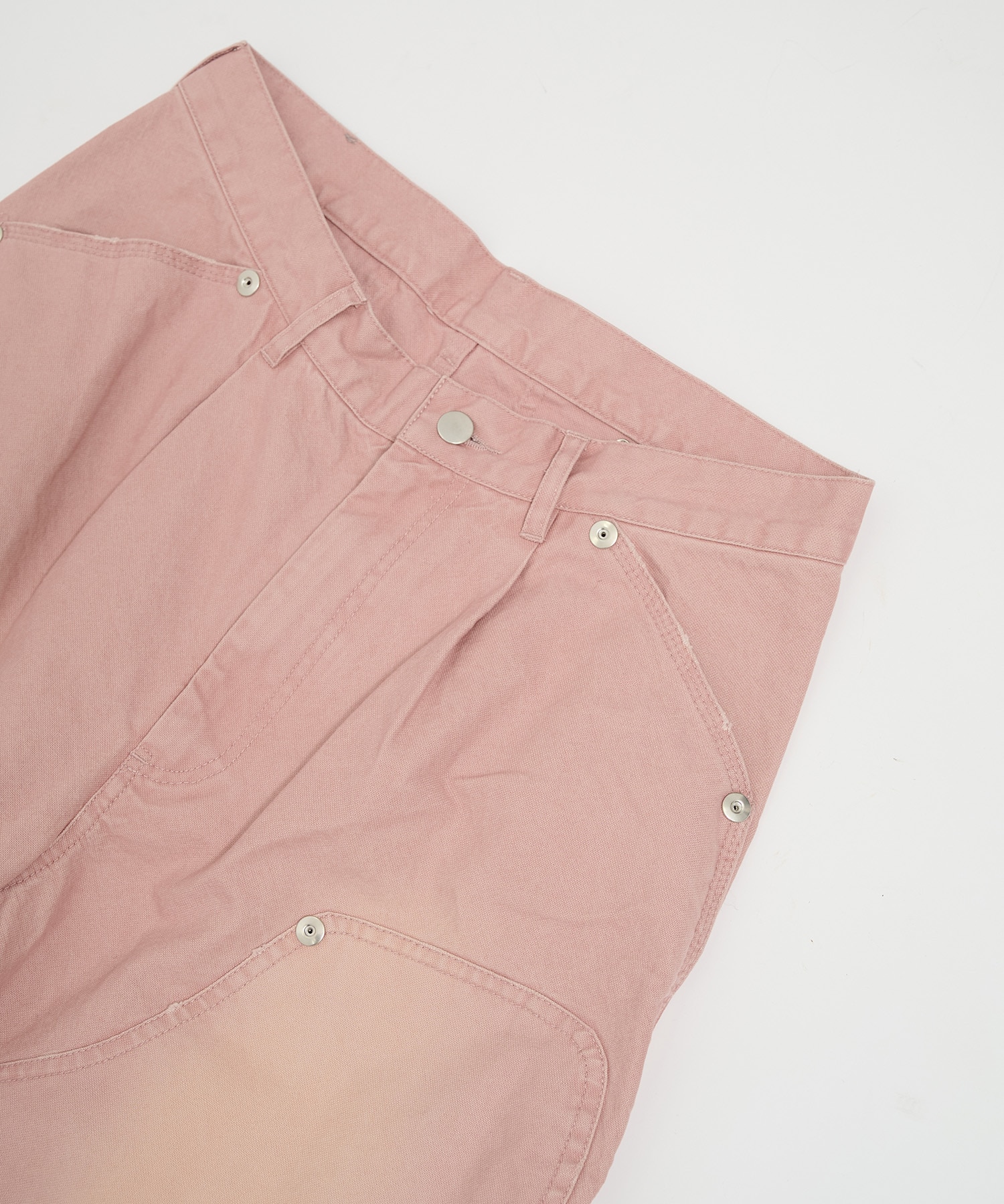 duck double knee curved leg pants CONZ