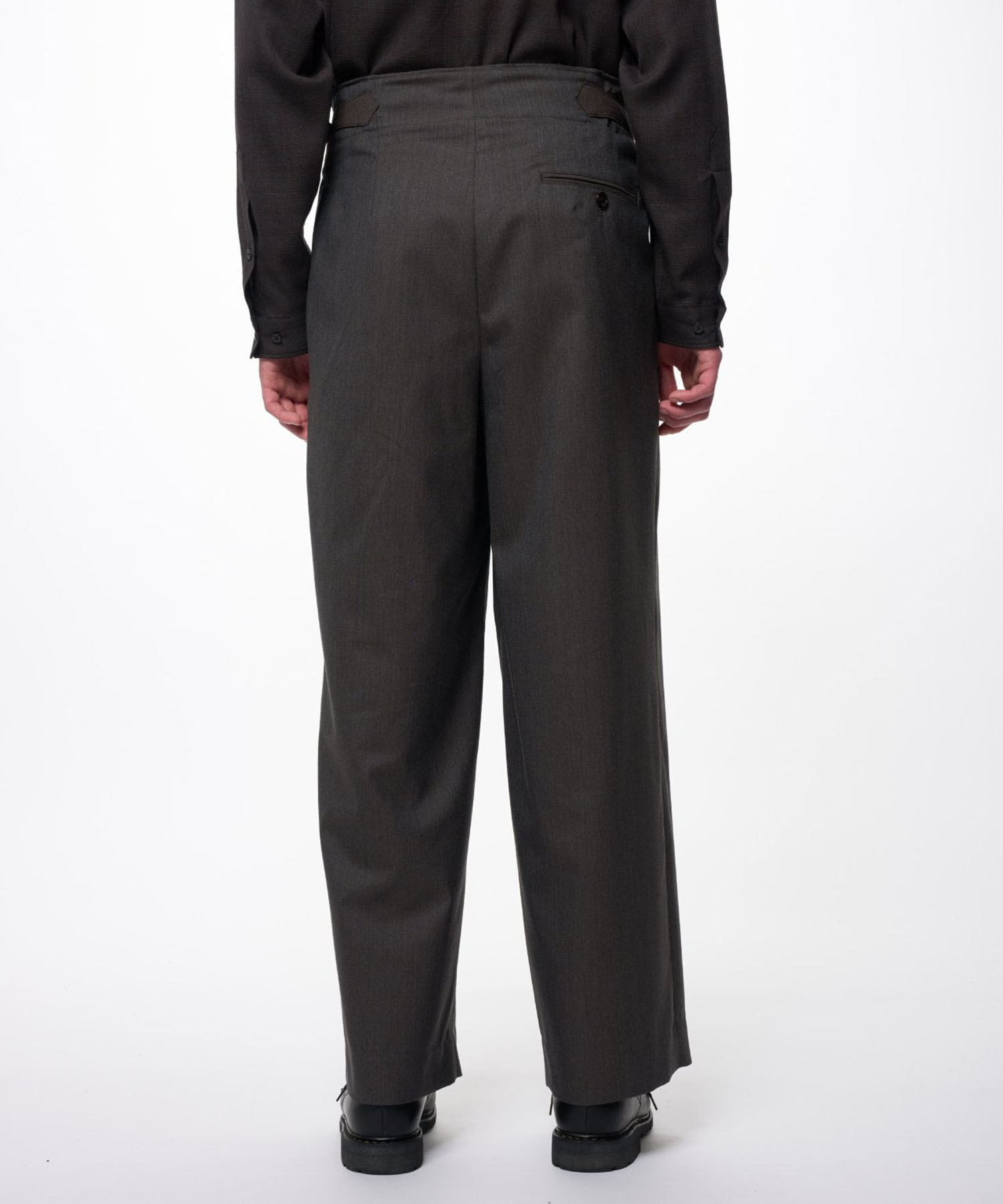 DOUBLE PLEATED MILITARY TROUSERS MARKAWARE/marka