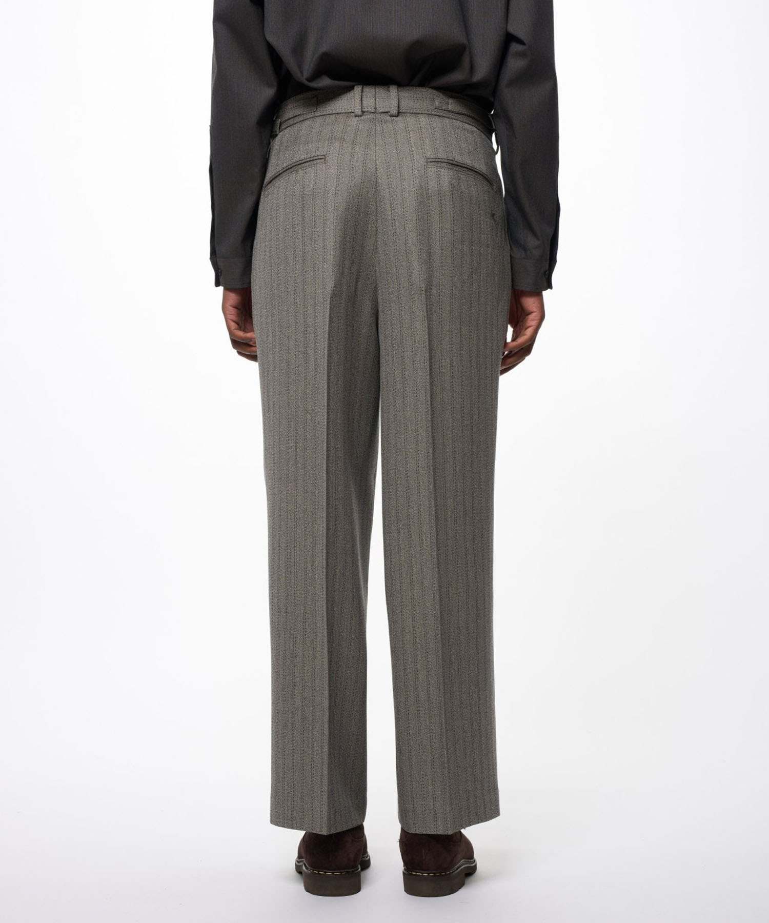 SINGLE PLEAT WIDE TROUSERS MARKAWARE/marka