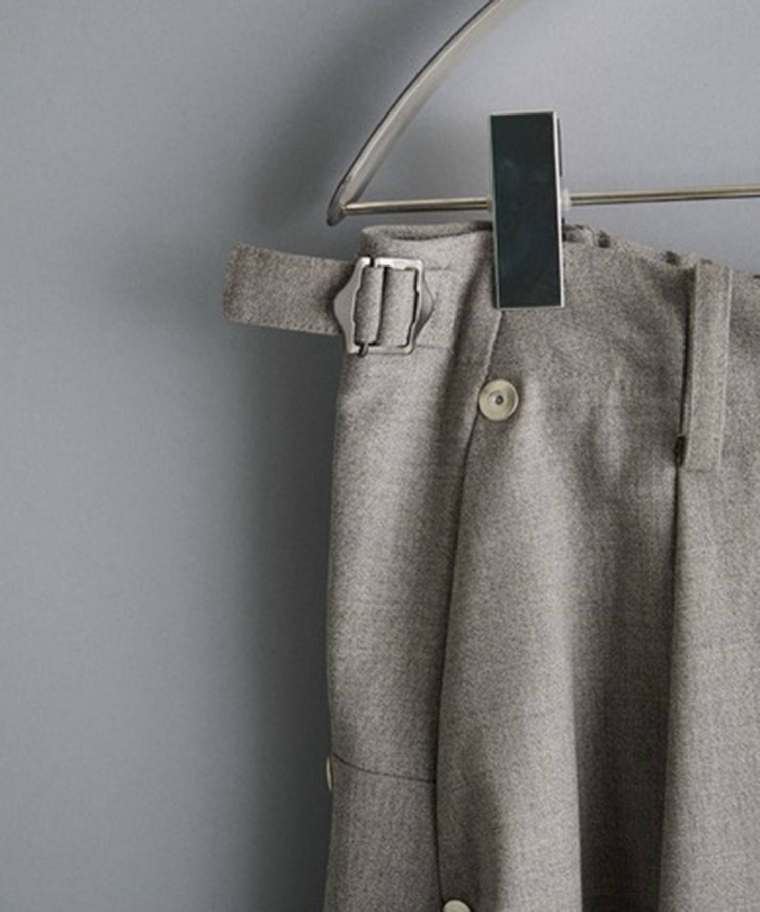 curved leg trousers 3.0 buckle CONZ