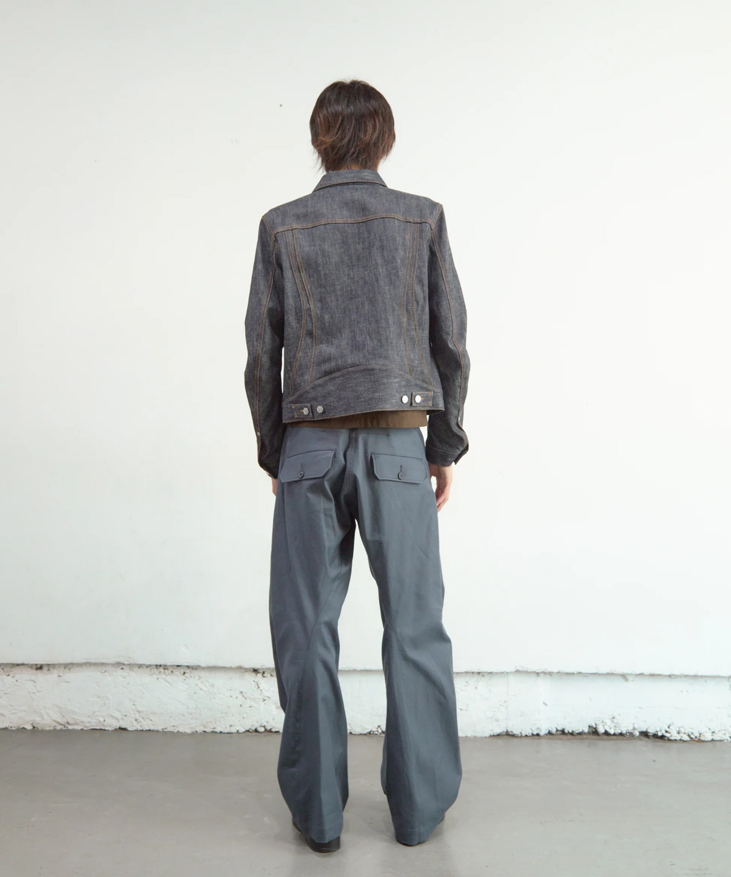 DENIM TRUCKER JACKET NVRFRGT