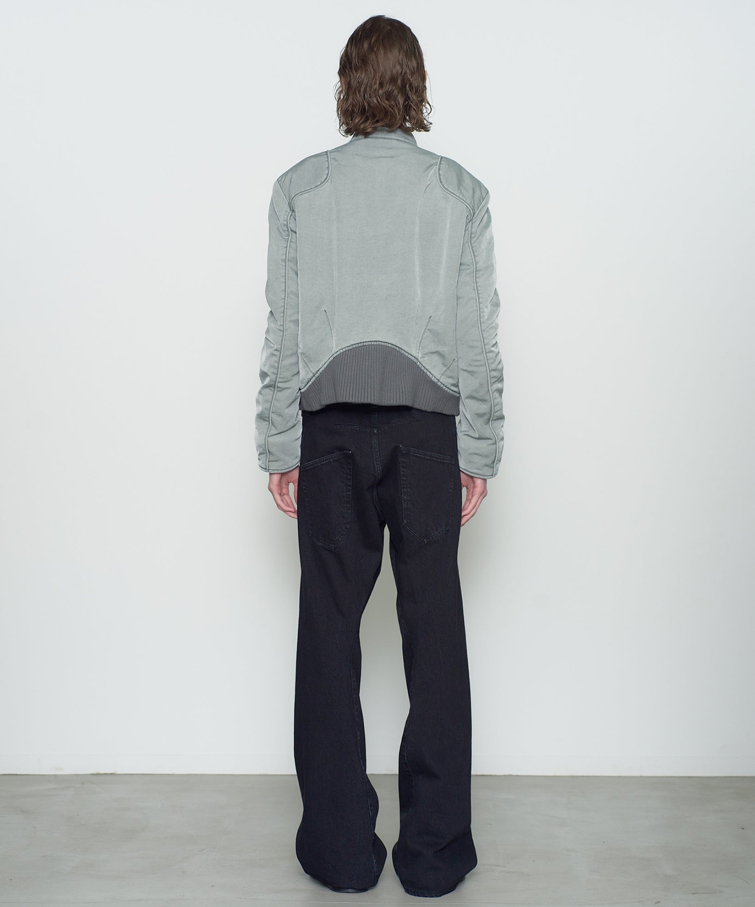 PANELLED PADDED MOTO JACKET NVRFRGT