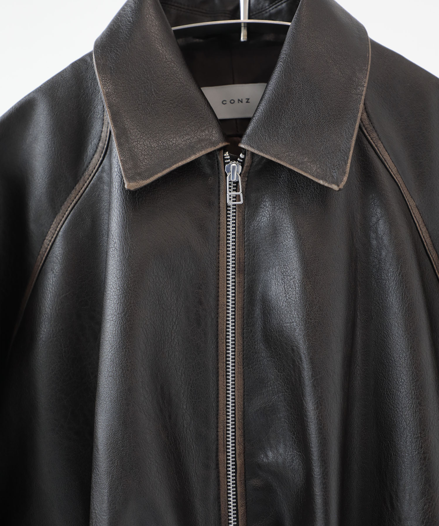 balloon blouson vintage faux leather CONZ