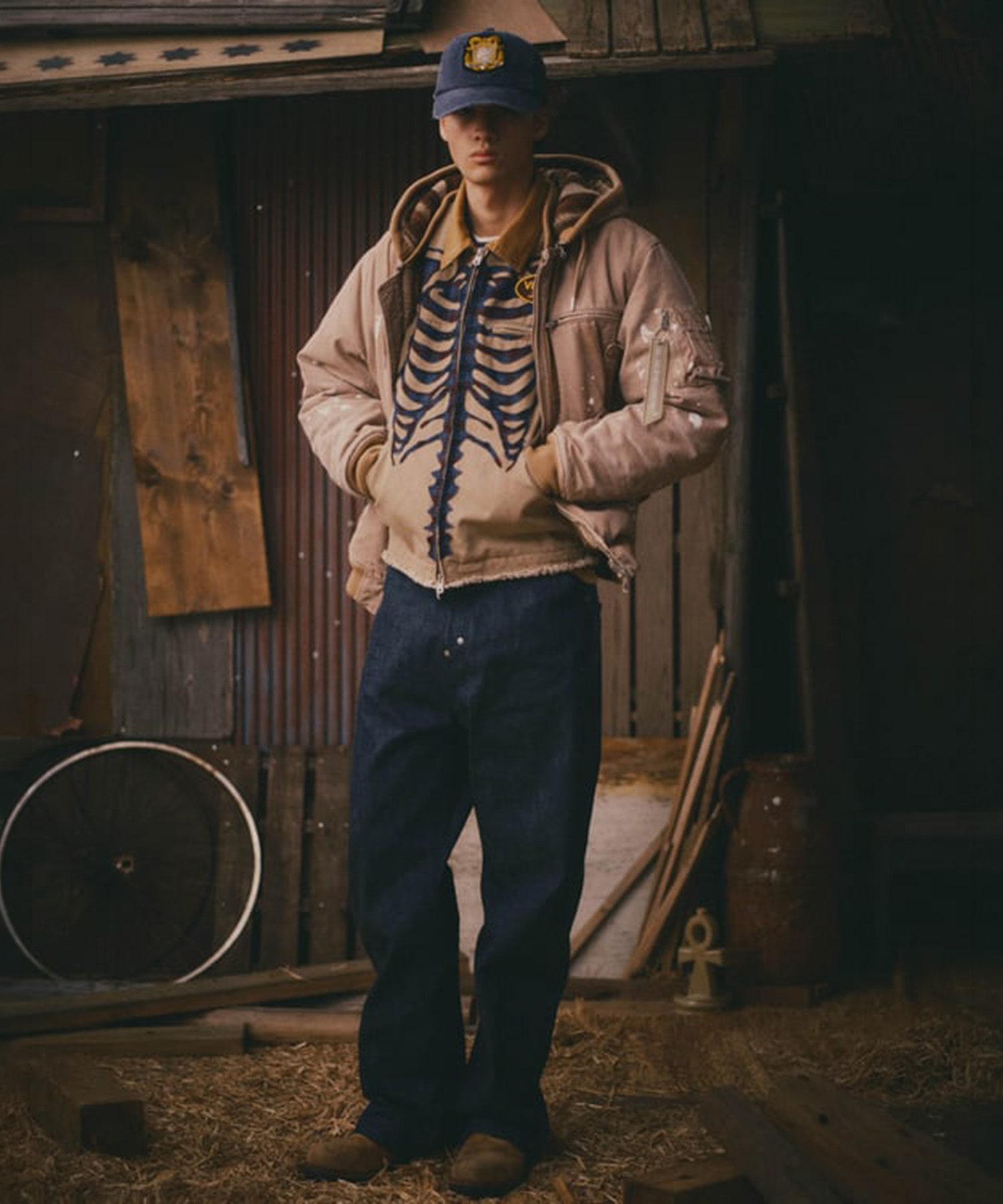 Canvas Bone Jacket FAF