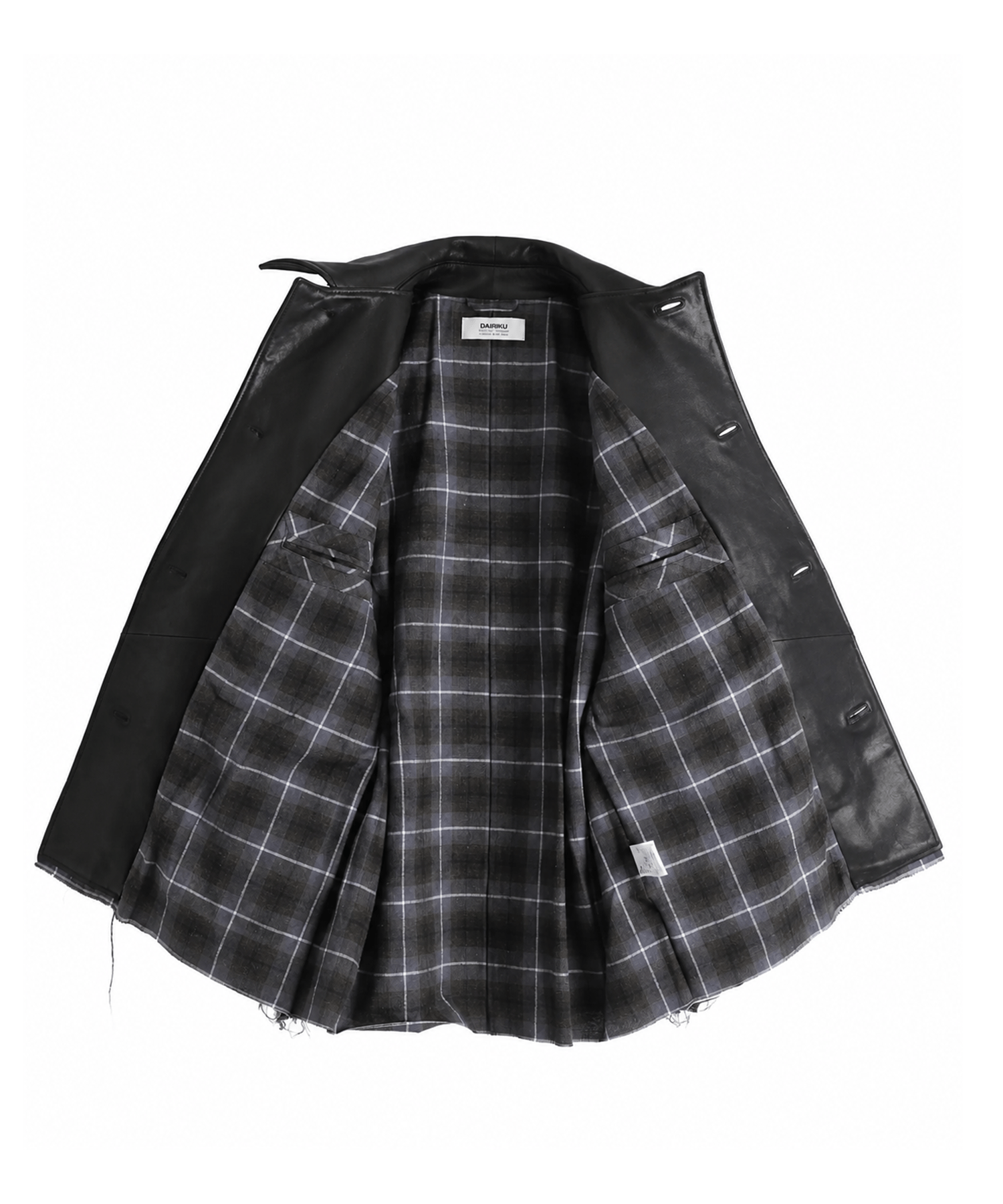 Shinig Collar Leather Jacket DAIRIKU